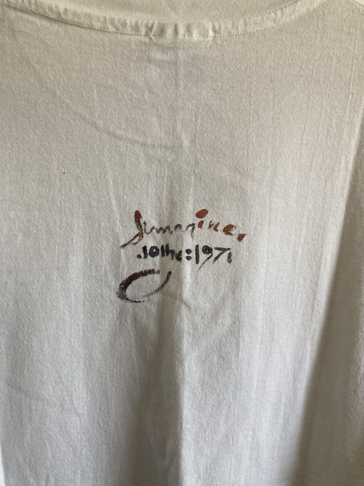 Band Tees 90s John Lennon 1971 hand painted single stitched t shirt Size US XL / EU 56 / 4 - 12 Thumbnail