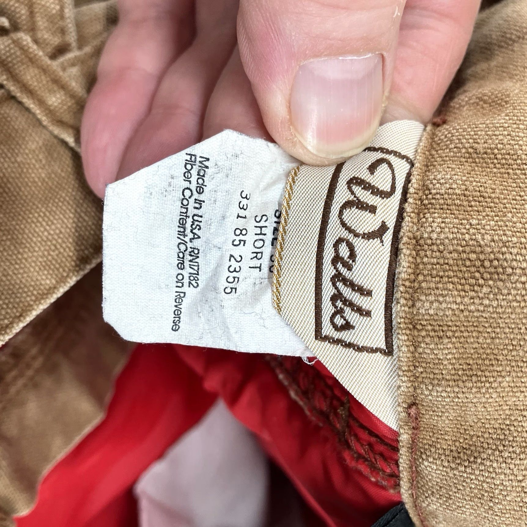 Walls VINTAGE Walls Blizzard Pruf Pants Mens 34x28 Canvas Insulated 3M Thinsulate Brown 5-Pocket Workwear Casual 80s Grunge USA Mens Size US 34 / EU 50 - 5 Thumbnail