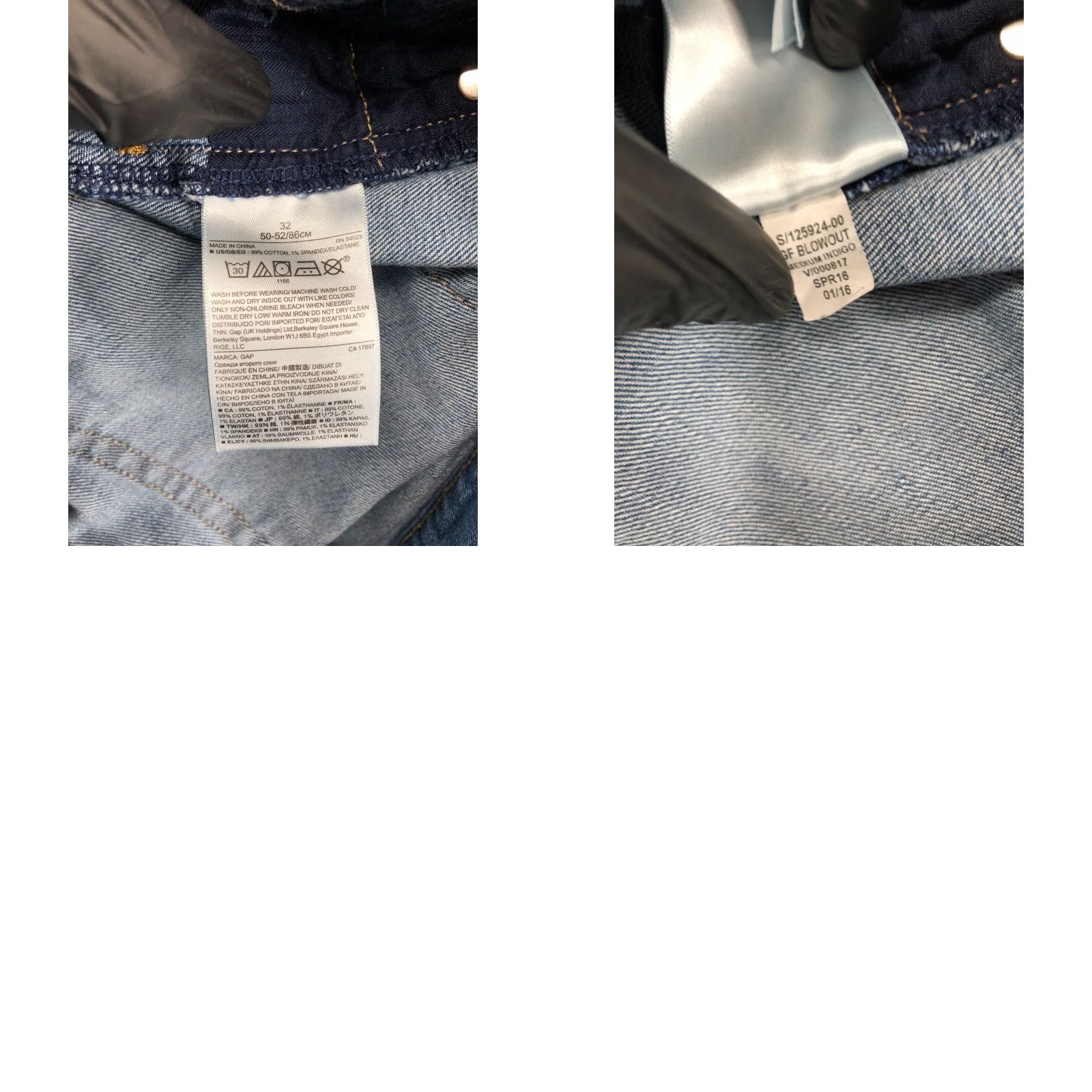 Gap Gap Jeans Skinny Size 32 Womens Medium Wash Blue - 1969 Regular Denim 5-Pocket Style Tapered? Size 24" / US 00 / IT 34 - 9 Thumbnail