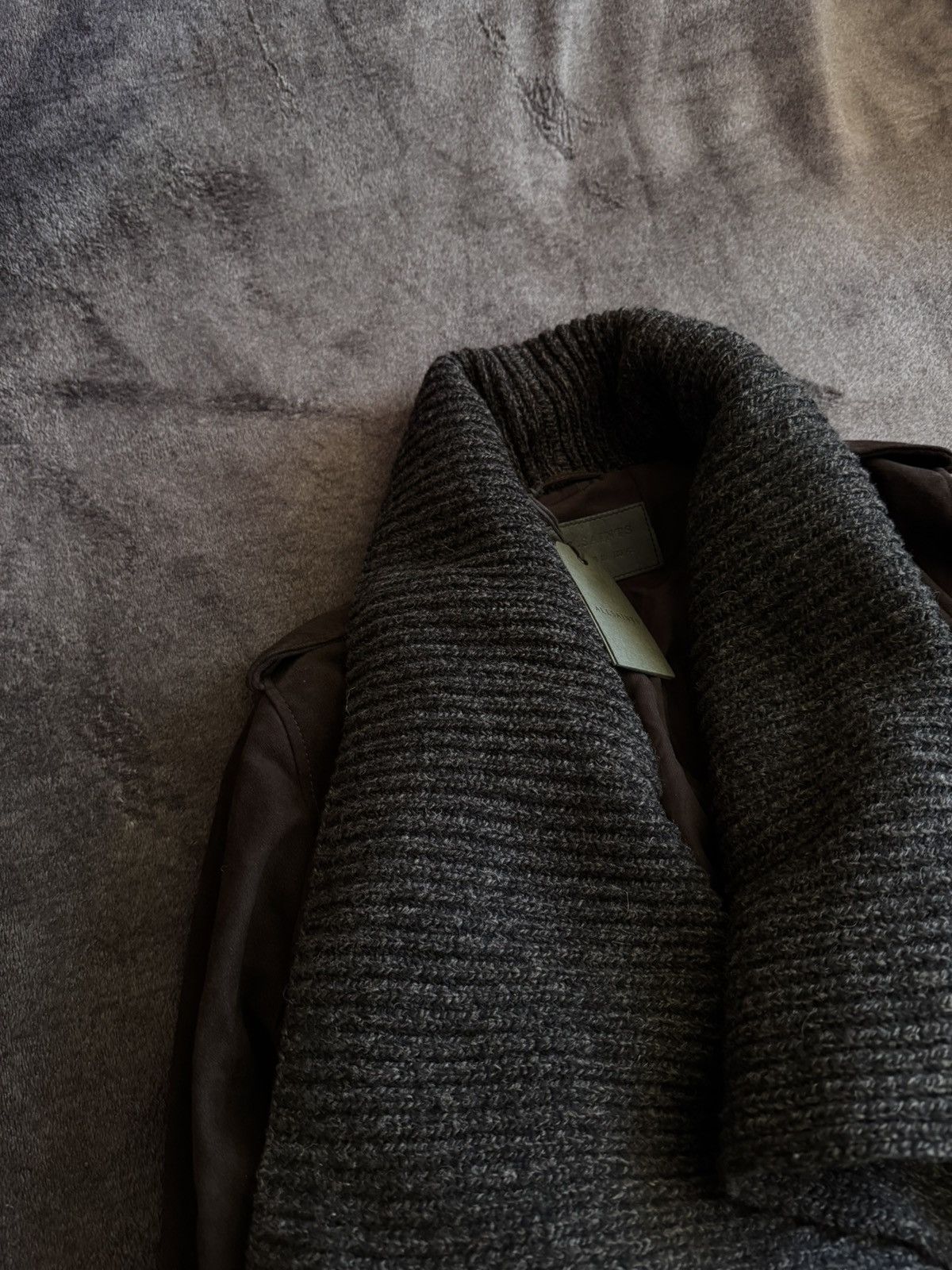 Allsaints All saints suede wrap biker brown jacket y2k NEW Size M / US 6-8 / IT 42-44 - 2 Thumbnail