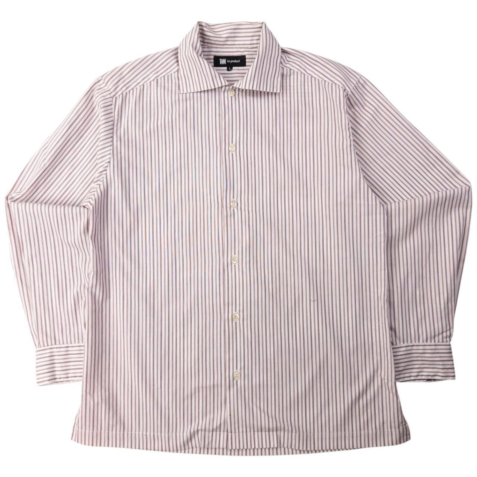 Issey Miyake Vintage Issey Miyake Striped Long Sleeve Button Shirt Size L Size US L / EU 52-54 / 3 - 1 Thumbnail