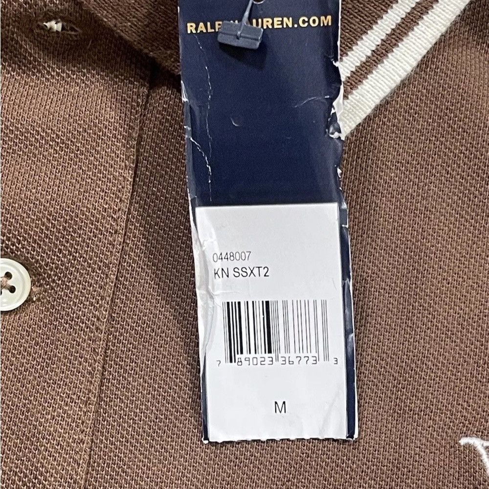 Polo Ralph Lauren Polo Ralph Lauren Polo Shirt Short Sleeve Brown Size M NWT Size US M / EU 48-50 / 2 - 4 Thumbnail
