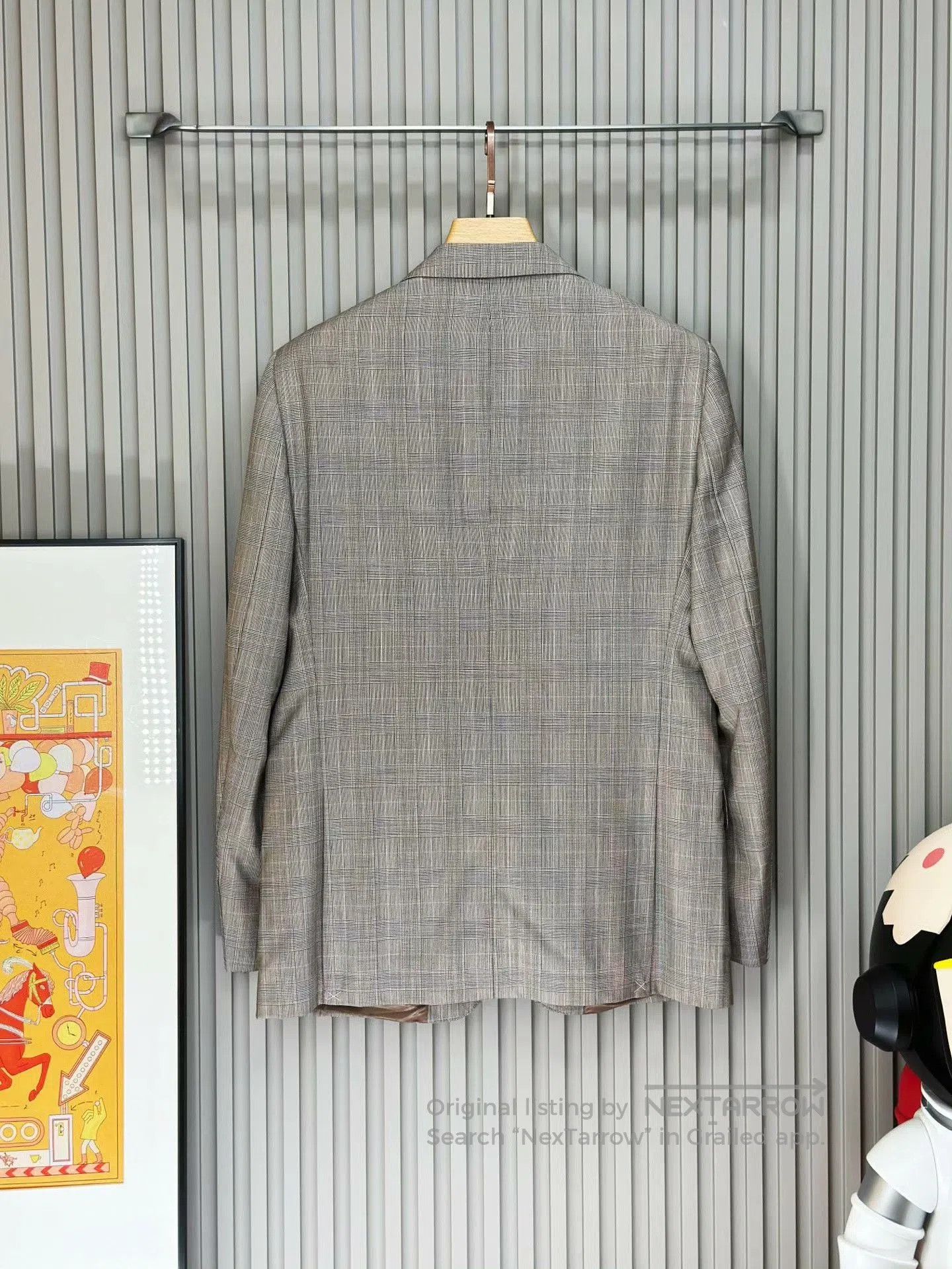 Ermenegildo Zegna Ermenegildo Zegna Gray-Brown Wool Suit. Size US M / EU 48-50 / 2 - 3 Thumbnail