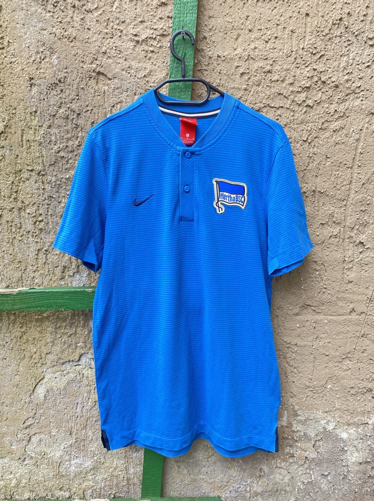 Nike Hertha Berlin 2017 2018 Polo Football Shirt Soccer PSG Milan Size US M / EU 48-50 / 2 - 1 Thumbnail