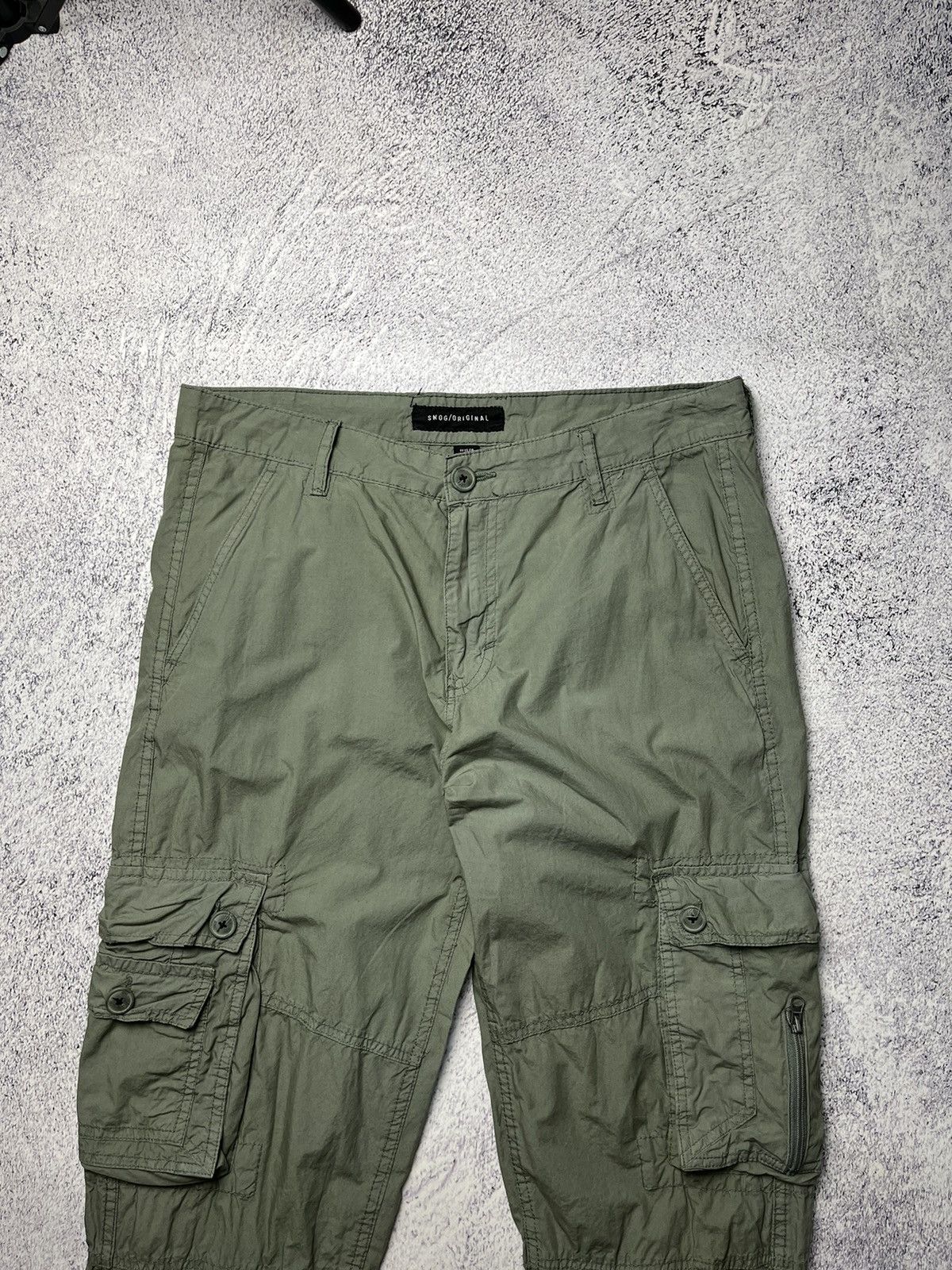 Other VINTAGE JAPANESE STYLE MULTI POCKET MILITARY CARGO PANTS Size US 34 / EU 50 - 2 Thumbnail
