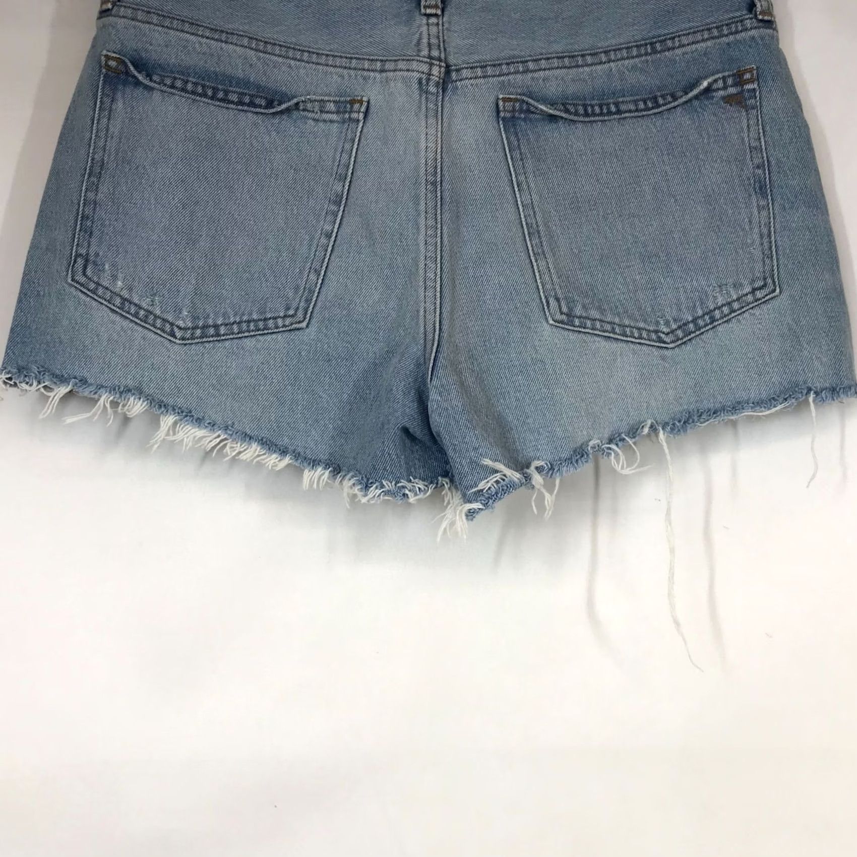 Madewell MADEWELL Womens 28 Blue Denim Cut-Off Jean Shorts Size 28" / US 6 / IT 42 - 5 Thumbnail