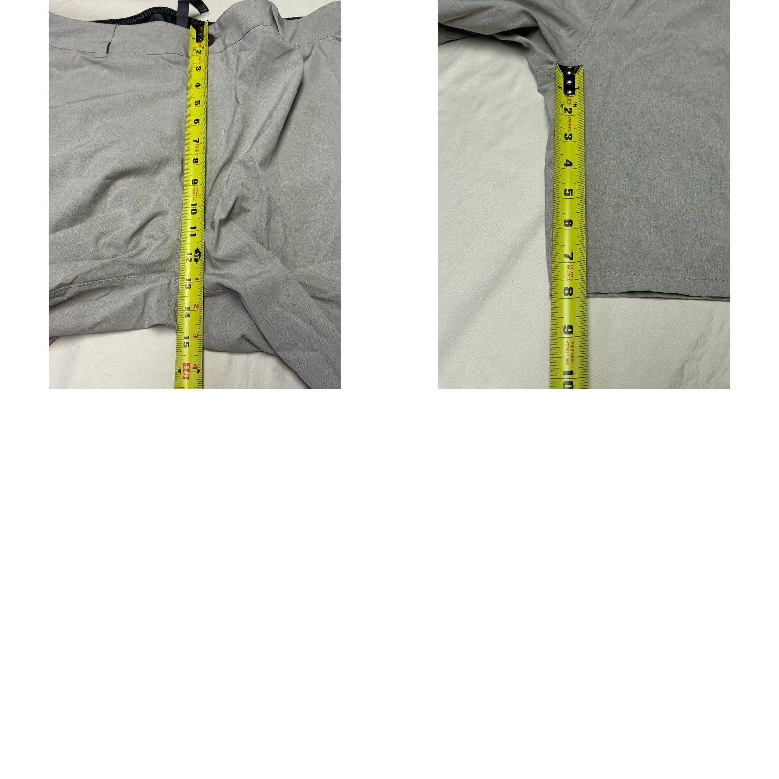 Vuori Vuori Aim Shorts Mens W38xL8 Light Grey Performance Chino Hybrid 8 Inch Size US 38 / EU 54 - 8 Thumbnail