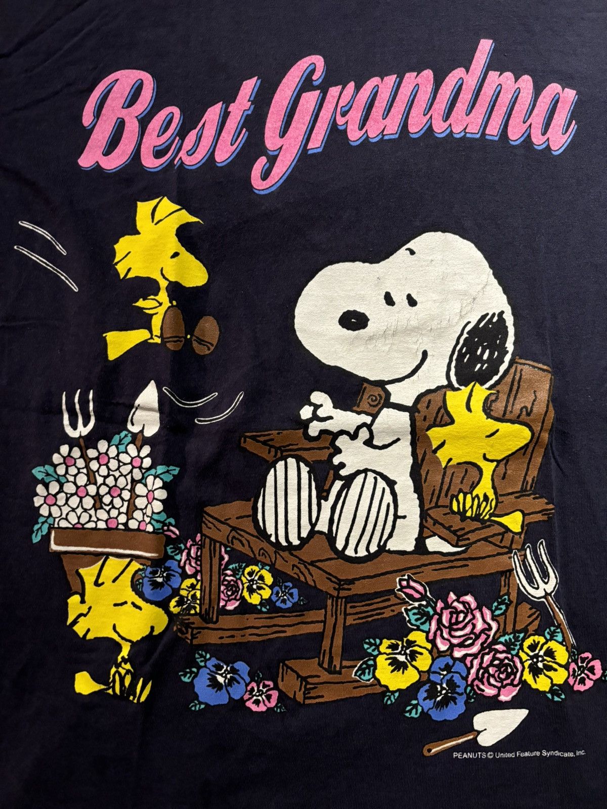Vintage Snoopy Best Grandma Shirt Size US L / EU 52-54 / 3 - 2 Thumbnail