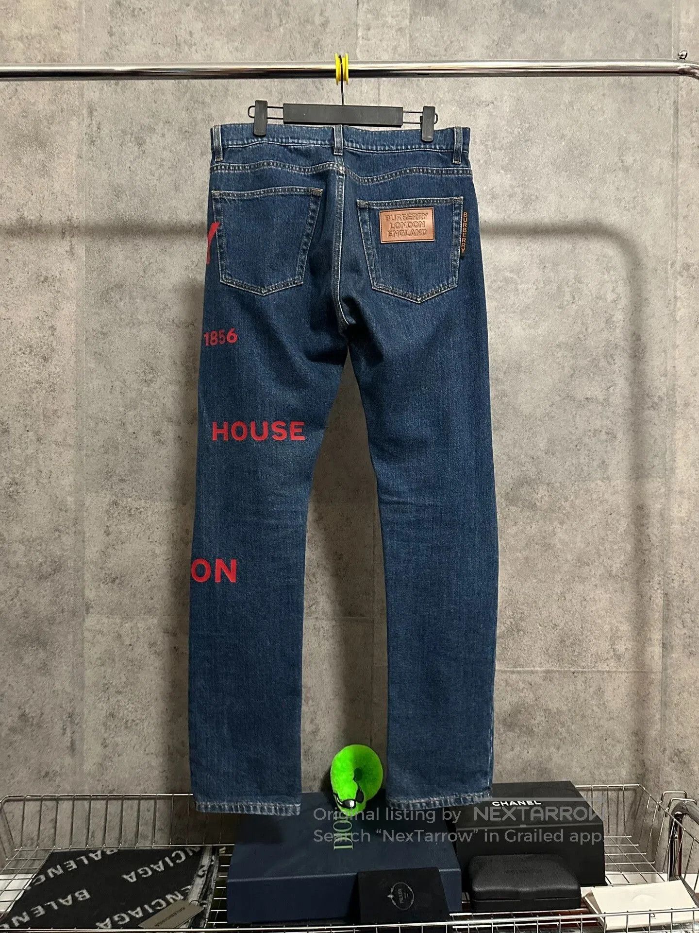 Burberry burberry new denim pants with logo. Size US 32 / EU 48 - 5 Thumbnail