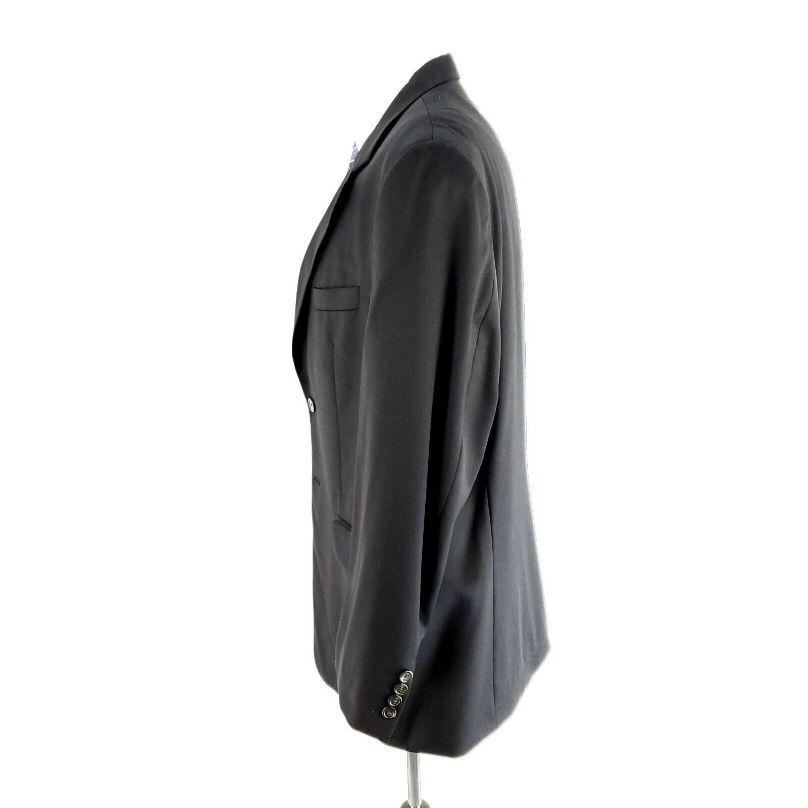 Lauren Ralph Lauren Lauren Ralph Lauren Wool 2 Button Blazer 42R Gray Size 42R - 4 Thumbnail