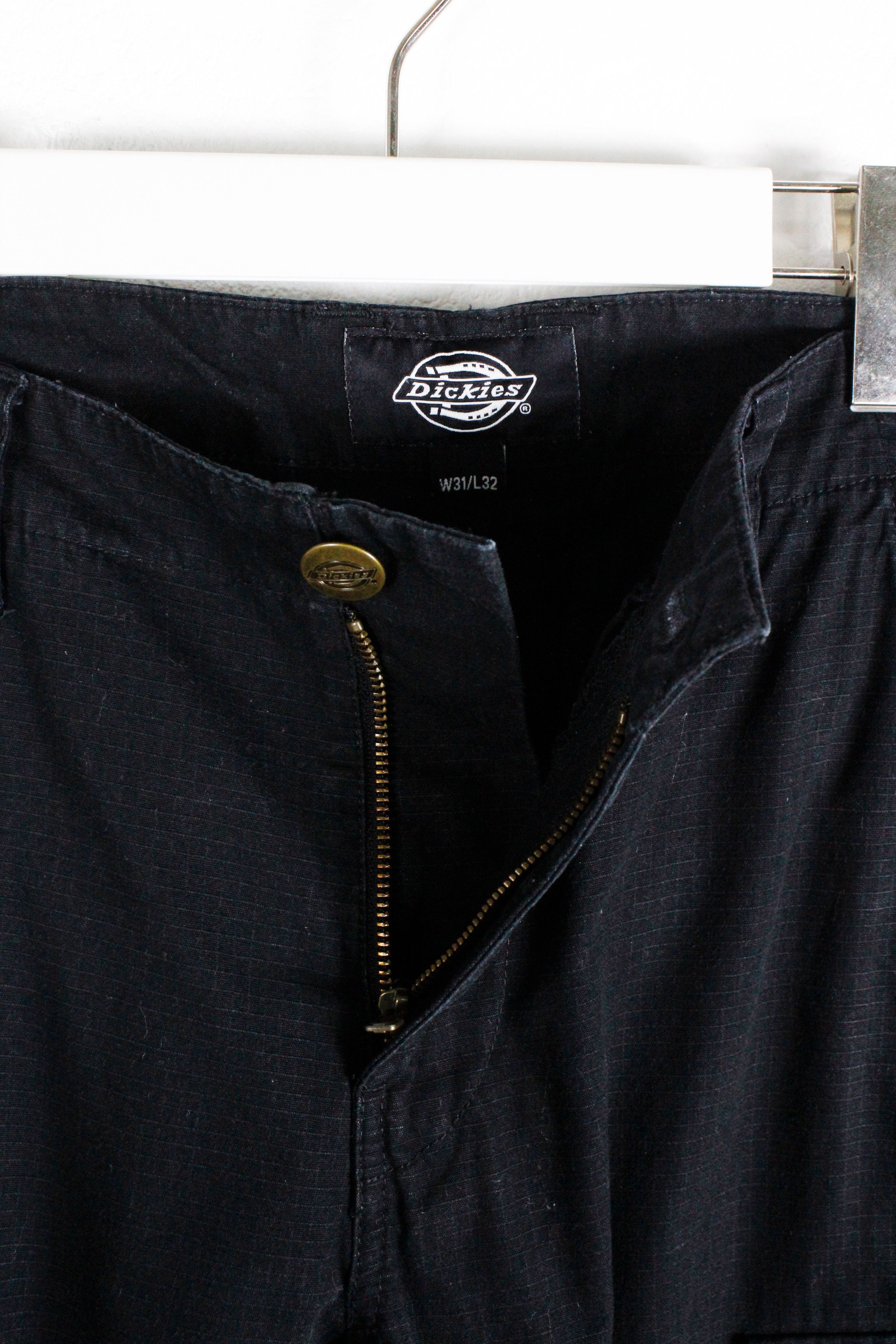 Dickies × Vintage Dickies Logo Black Cargo Pants W31 L32 Size US 31 - 3 Thumbnail