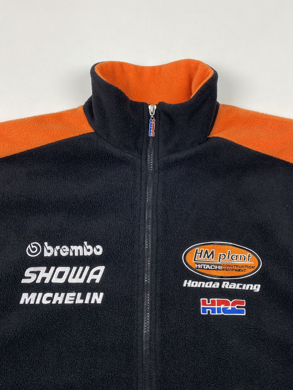 2000’s Vintage Honda HM Plant Moto Team Racing Fleece Jacket