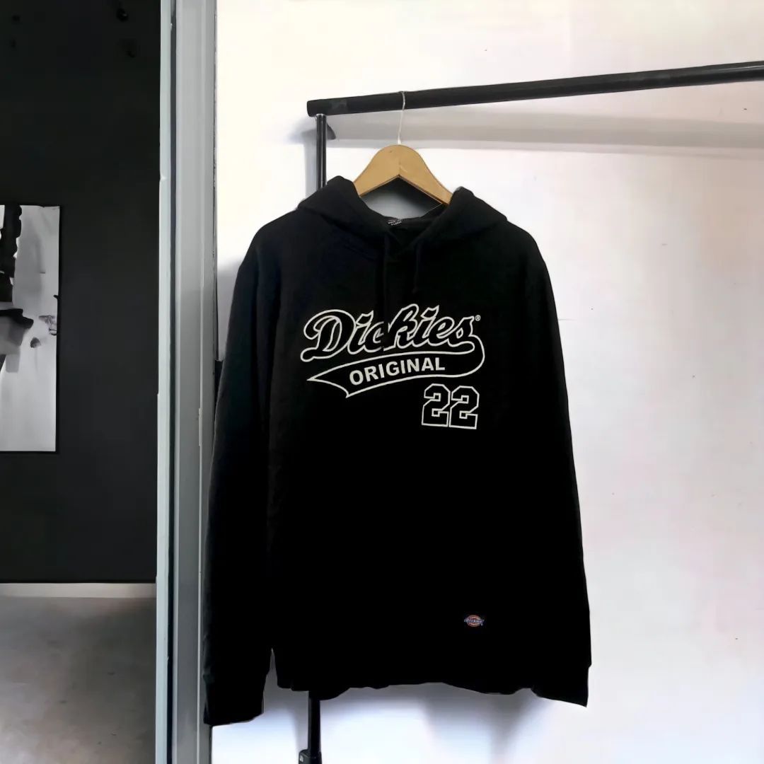 image of Dickies Hodie Art Original 22 Velvet Patch (Black), Men's (Size Large)