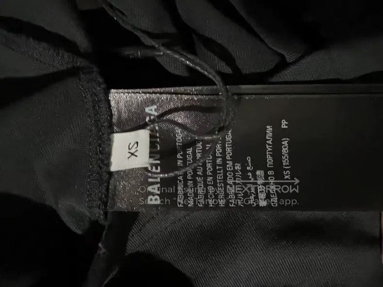 Balenciaga Balenciaga Silver tape short-sleeve XS Size US XS / EU 42 / 0 - 4 Thumbnail