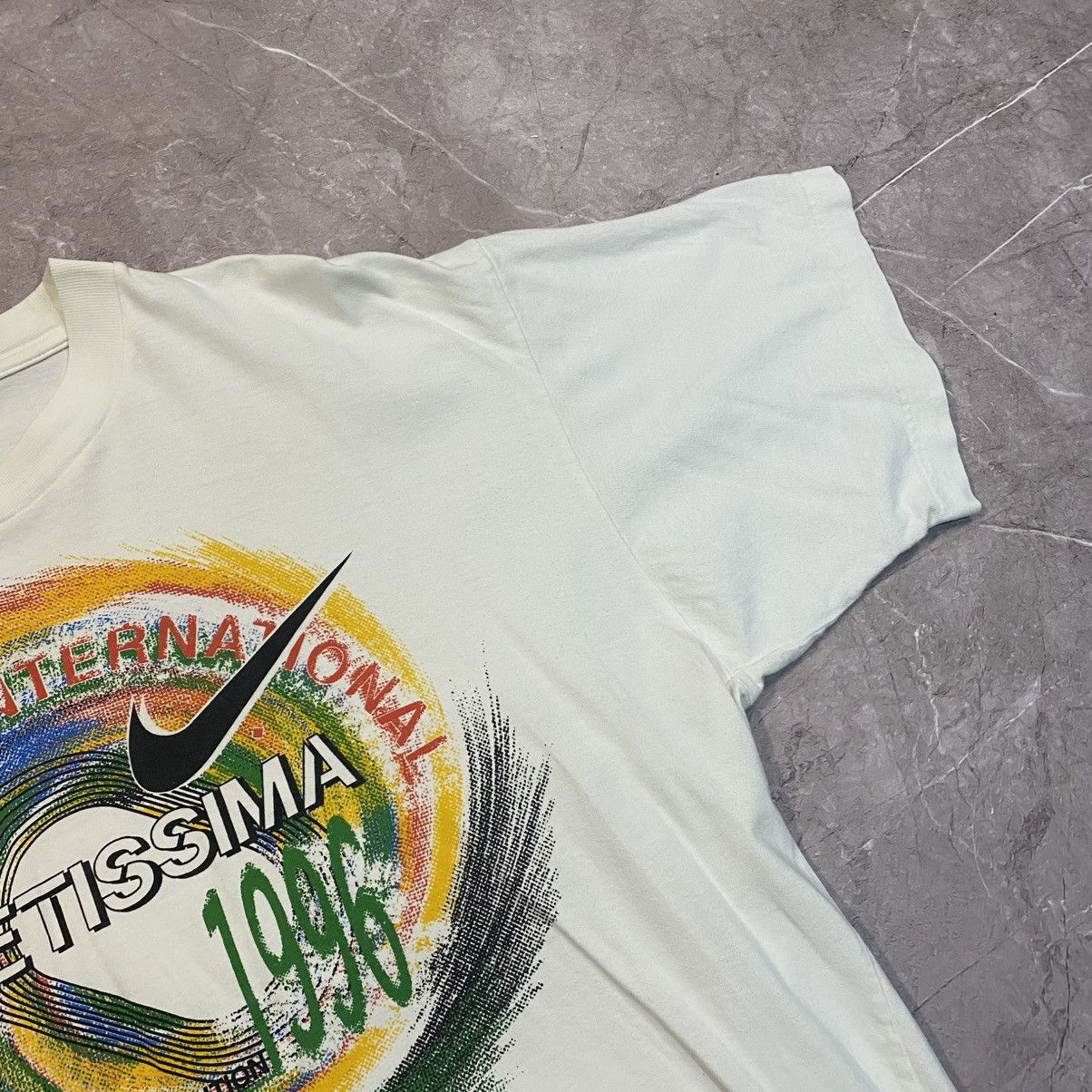 Other VINTAGE NIKE TEE BIG LOGO ATHLETISSMA 1996 USA Size US L / EU 52-54 / 3 - 4 Thumbnail