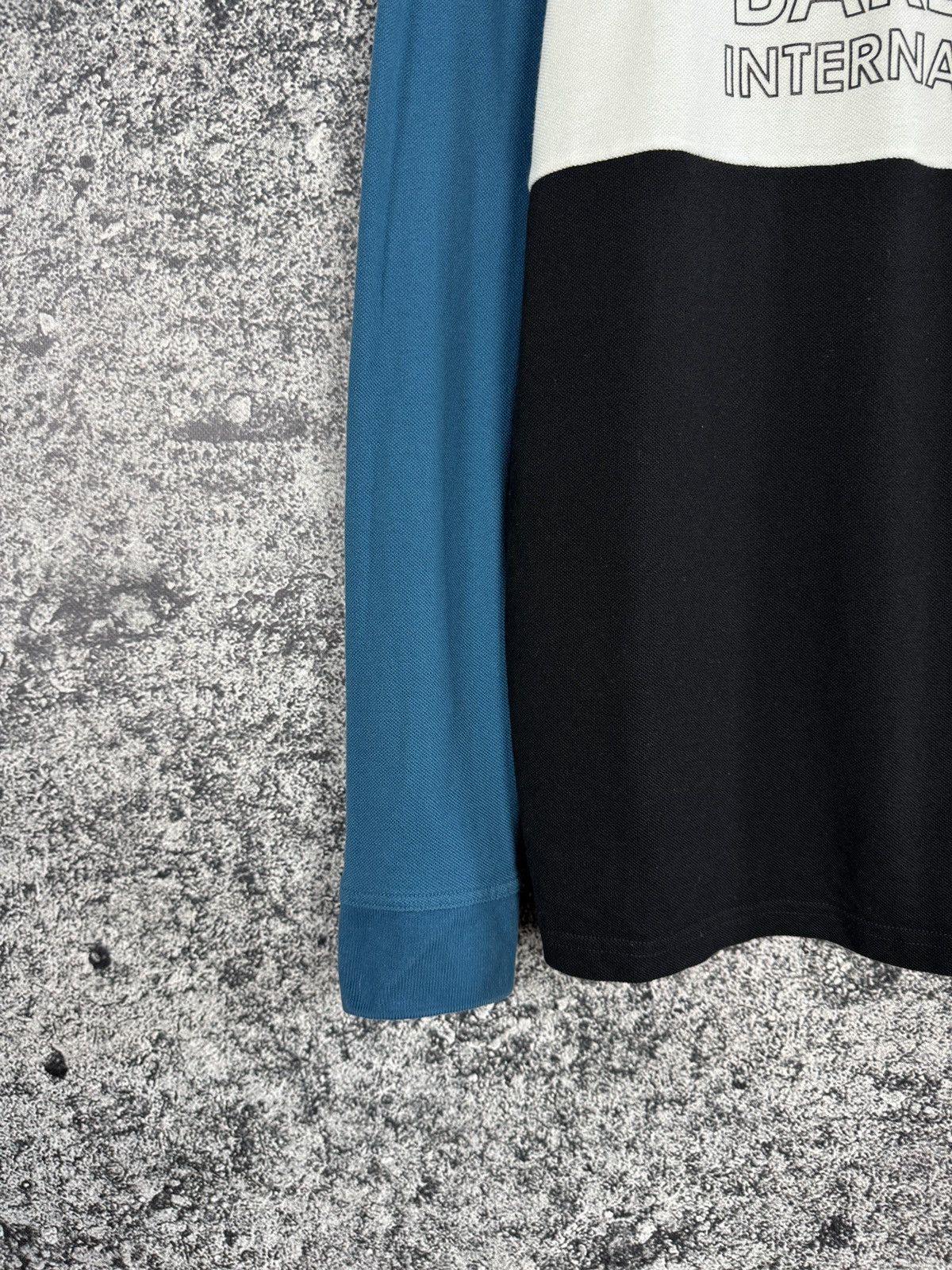 Barbour Barbour International Long Sleeve Polo Shirt Colorblock Logo Size US XL / EU 56 / 4 - 4 Thumbnail