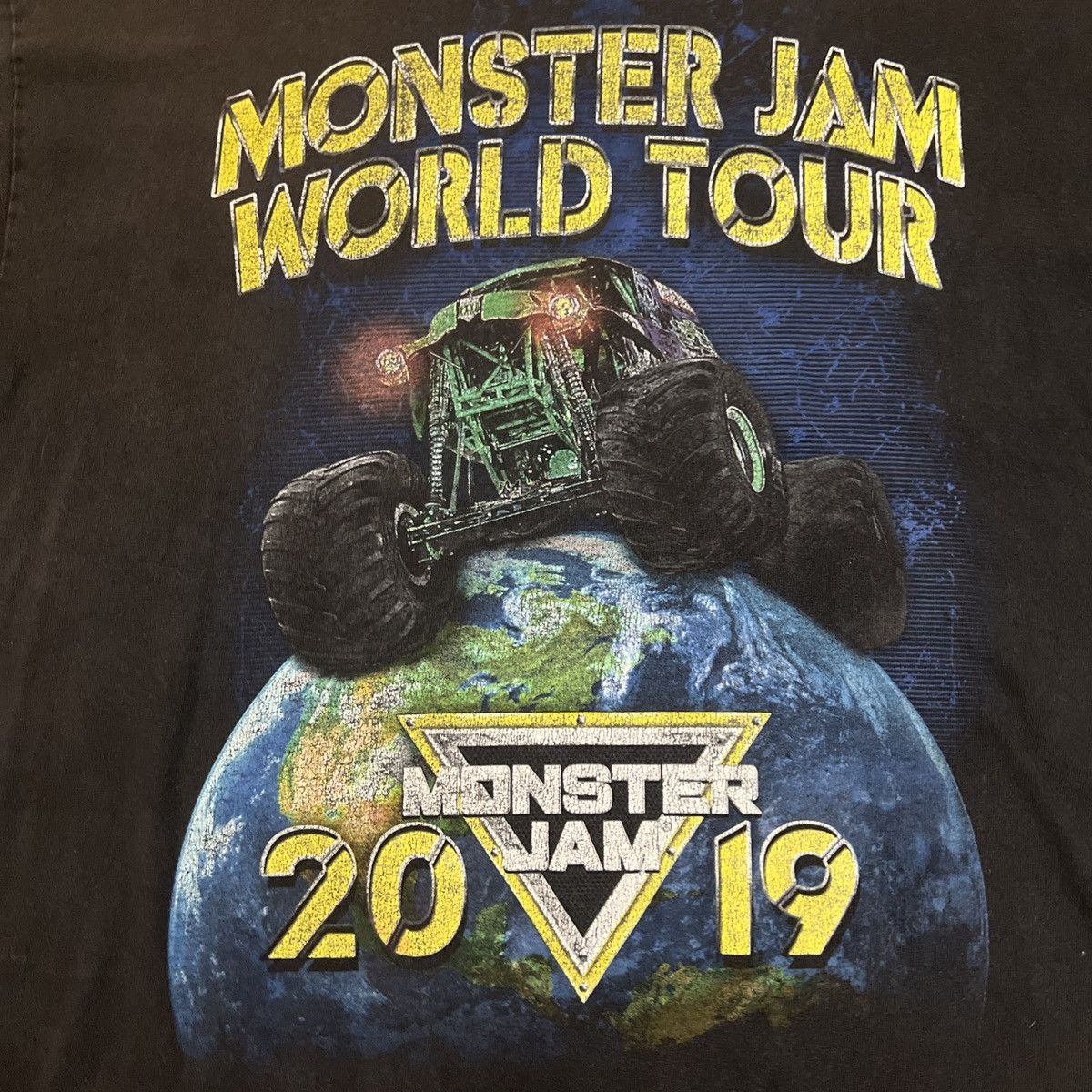 NASCAR Monster Jam World Tour 2019 Monster Trucks T Shirt Size US XL / EU 56 / 4 - 3 Thumbnail