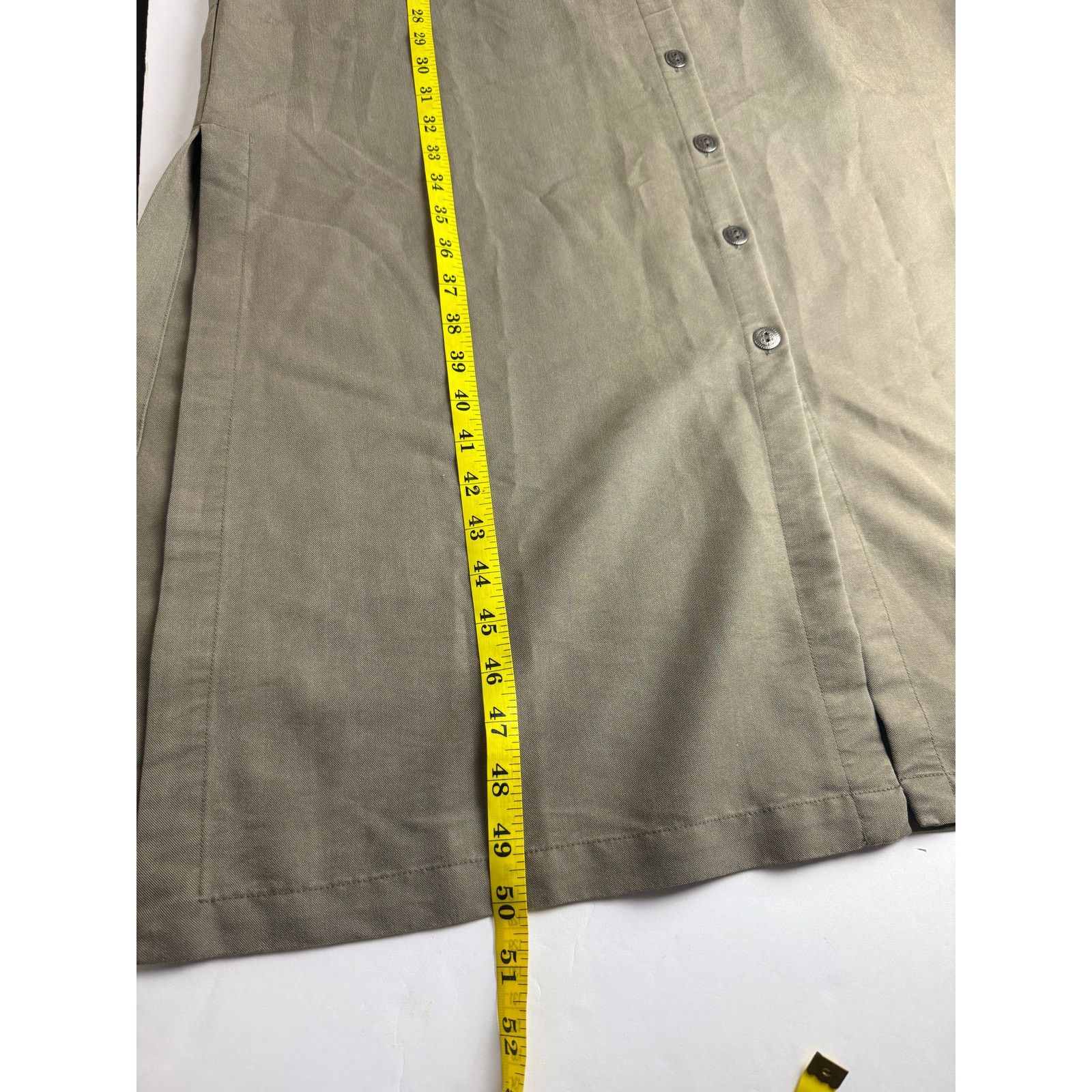 Other Directives Olive Lyocell Sleeveless Jumper Dress - L Size L / US 10 / IT 46 - 8 Thumbnail