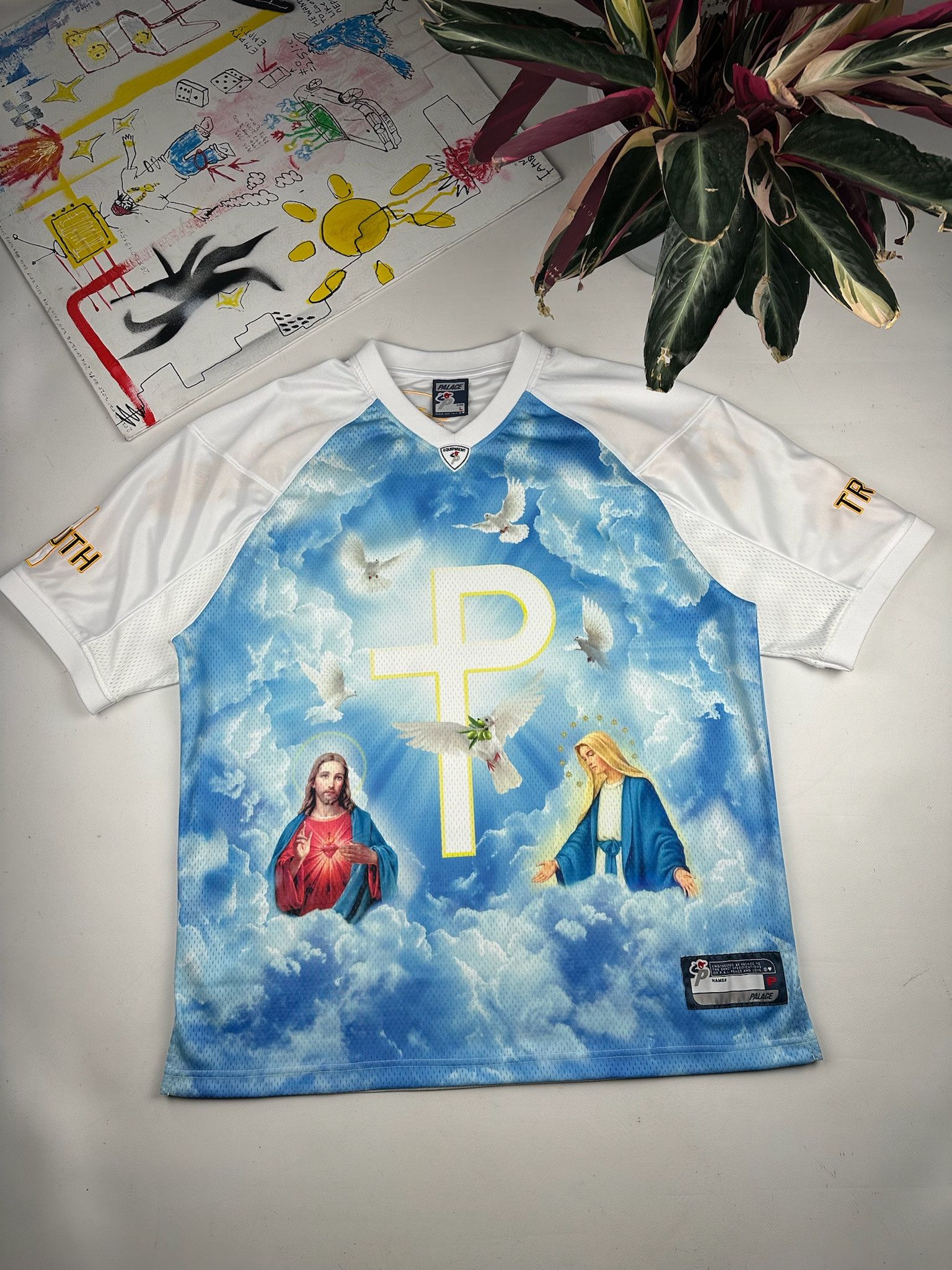 Palace Palace truth Jersey jesus christ tshirt Size US L / EU 52-54 / 3 - 1 Thumbnail