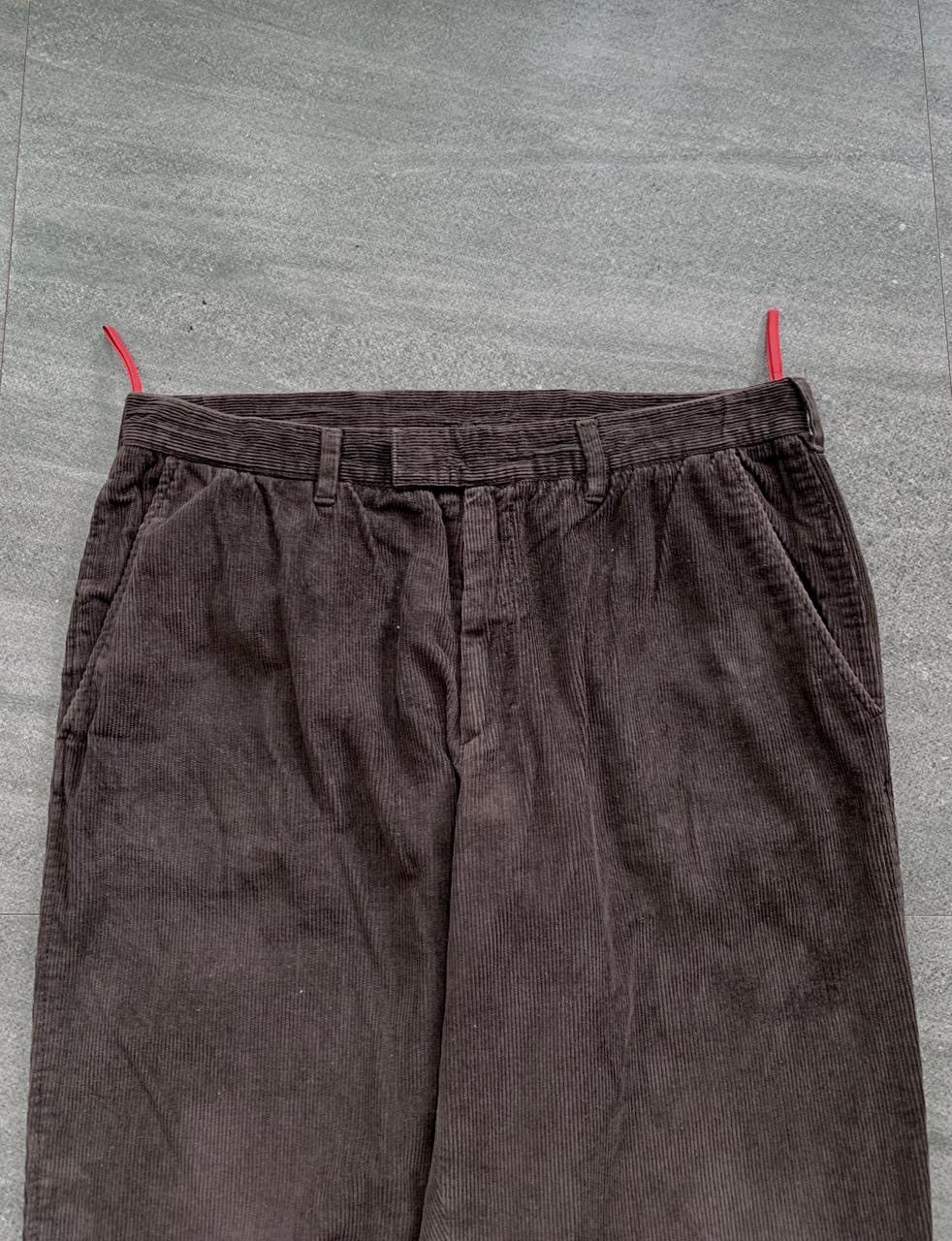 Prada FREE TAX! 2000s Corduroy Loose Sport Pants Size US 33 - 2 Thumbnail
