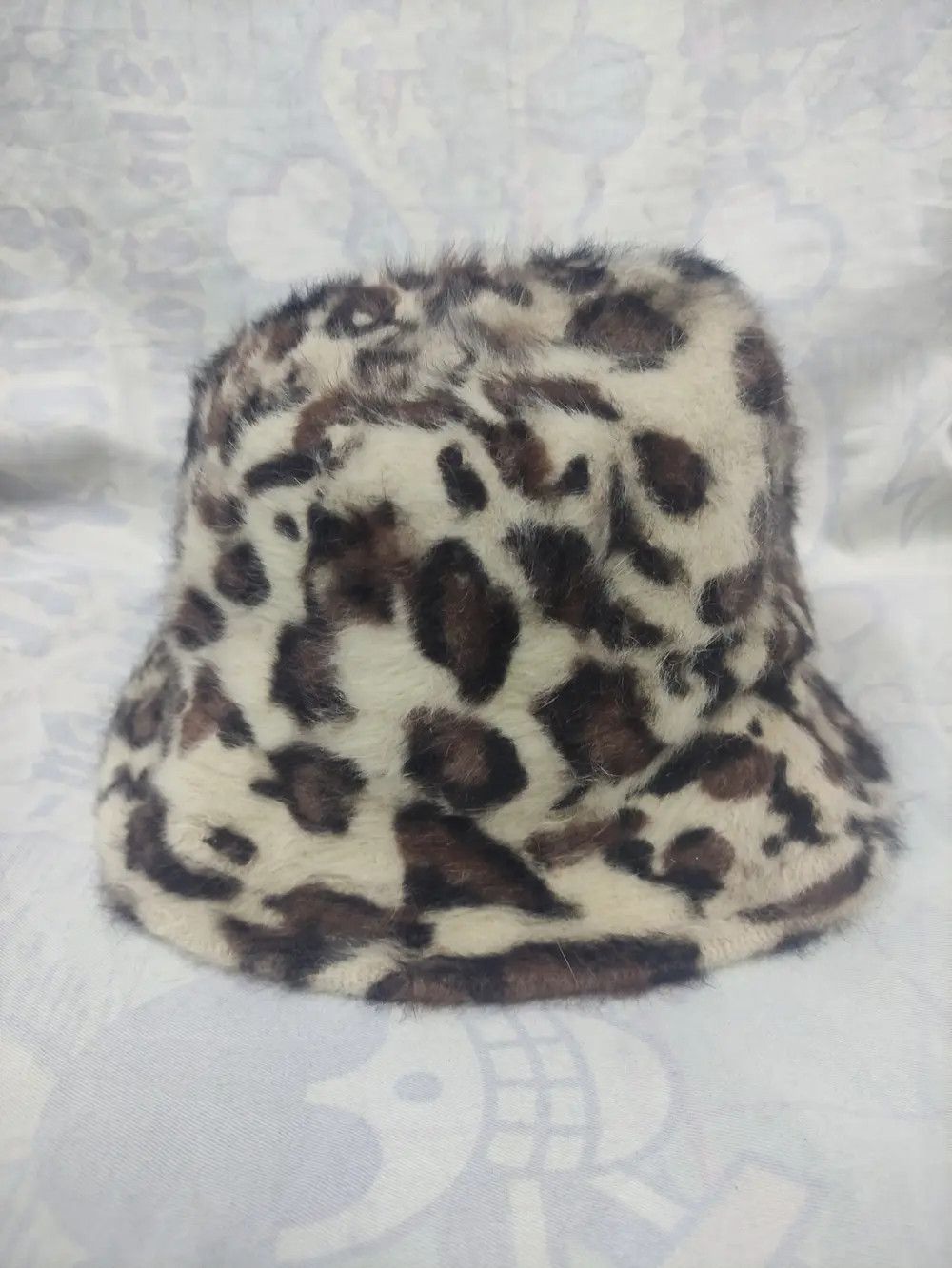 Japanese Brand VINTAGE LEOPARD FUR BUCKET HAT Size ONE SIZE - 3 Thumbnail
