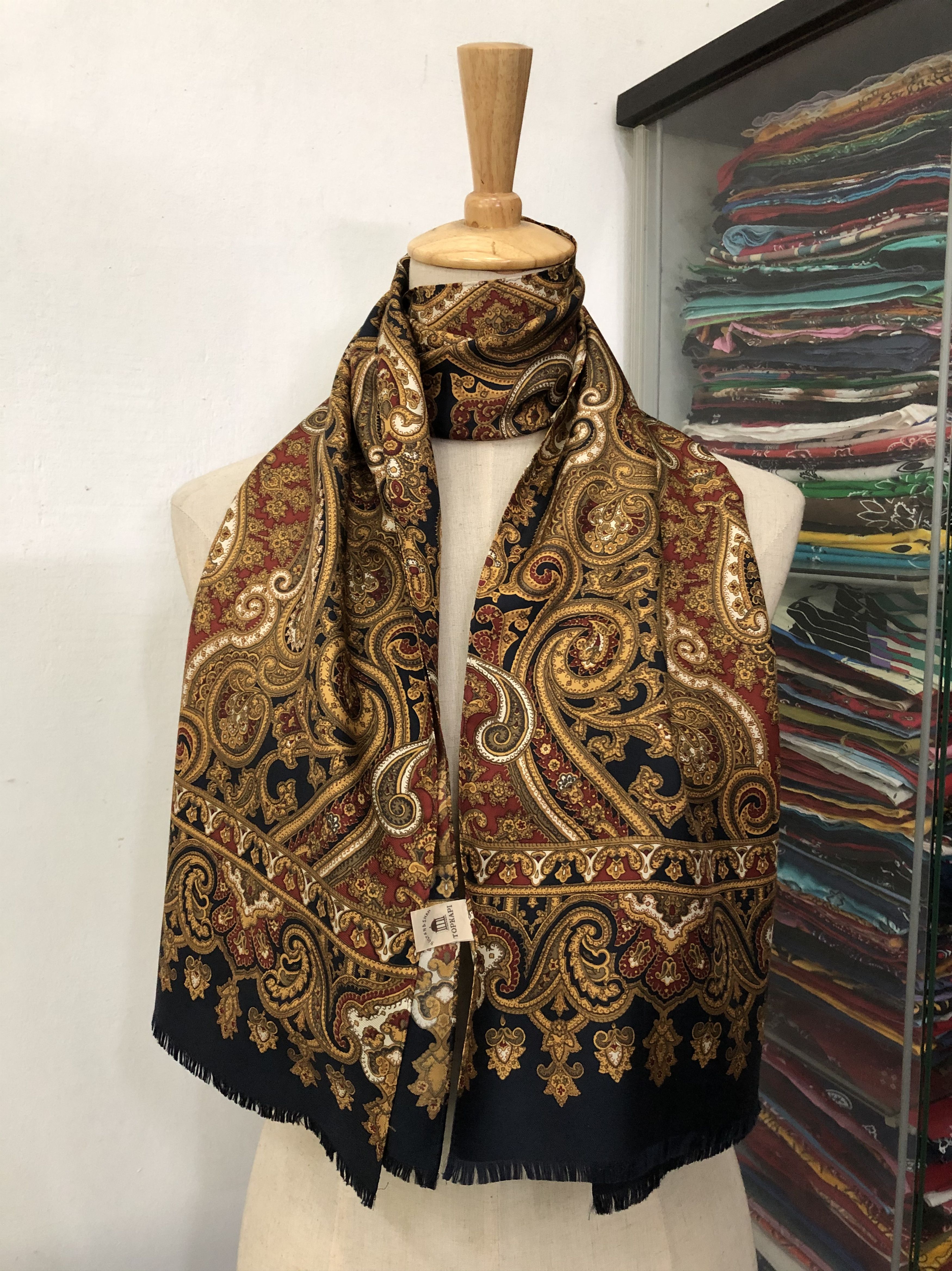 Vintage Vintage Topkapi Silk Scarf Size ONE SIZE - 1 Thumbnail