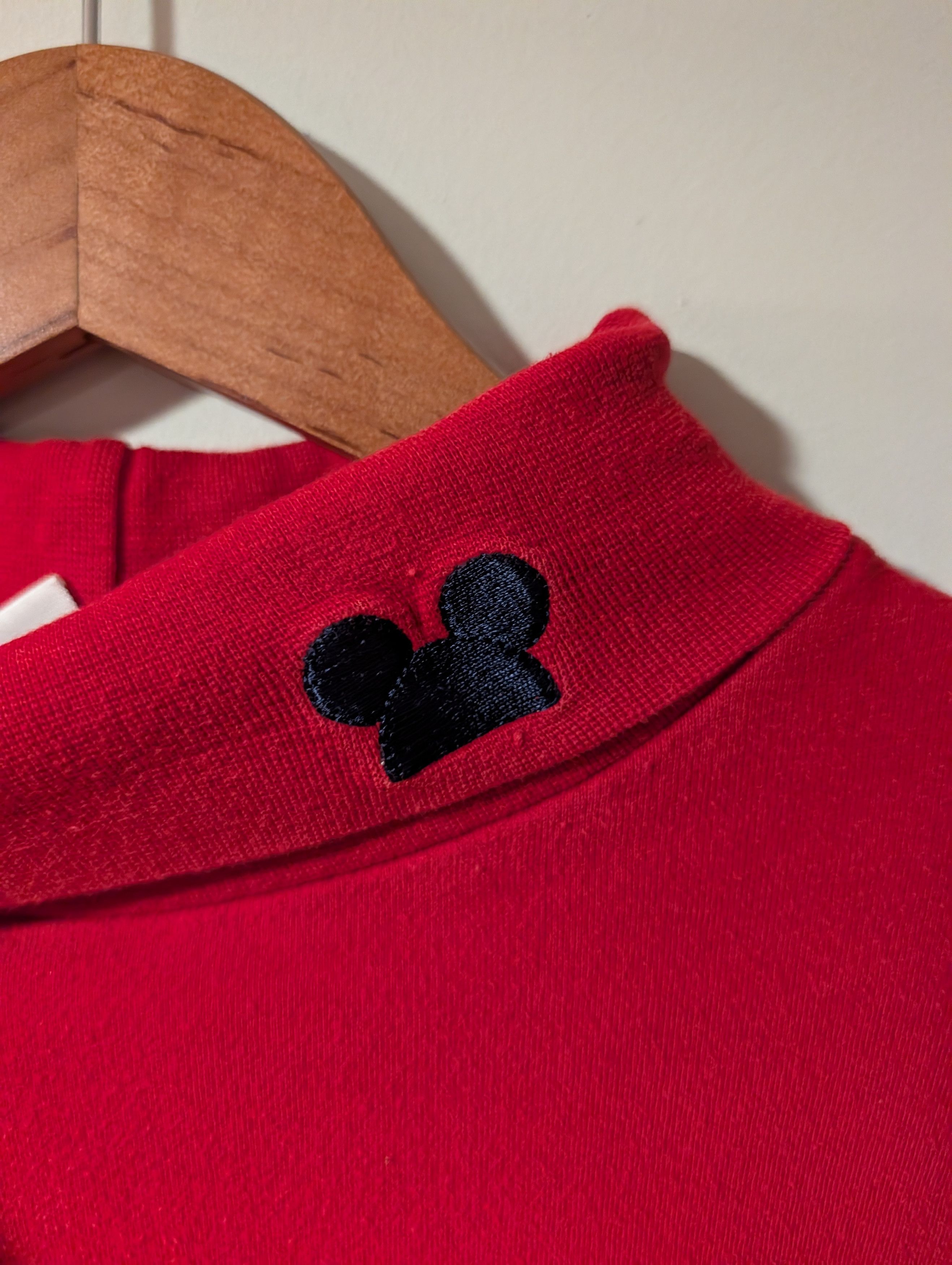 Disney Vintage Mickey & Co Disney Turtleneck Embroidered Mock Neck Size US XL / EU 56 / 4 - 2 Thumbnail