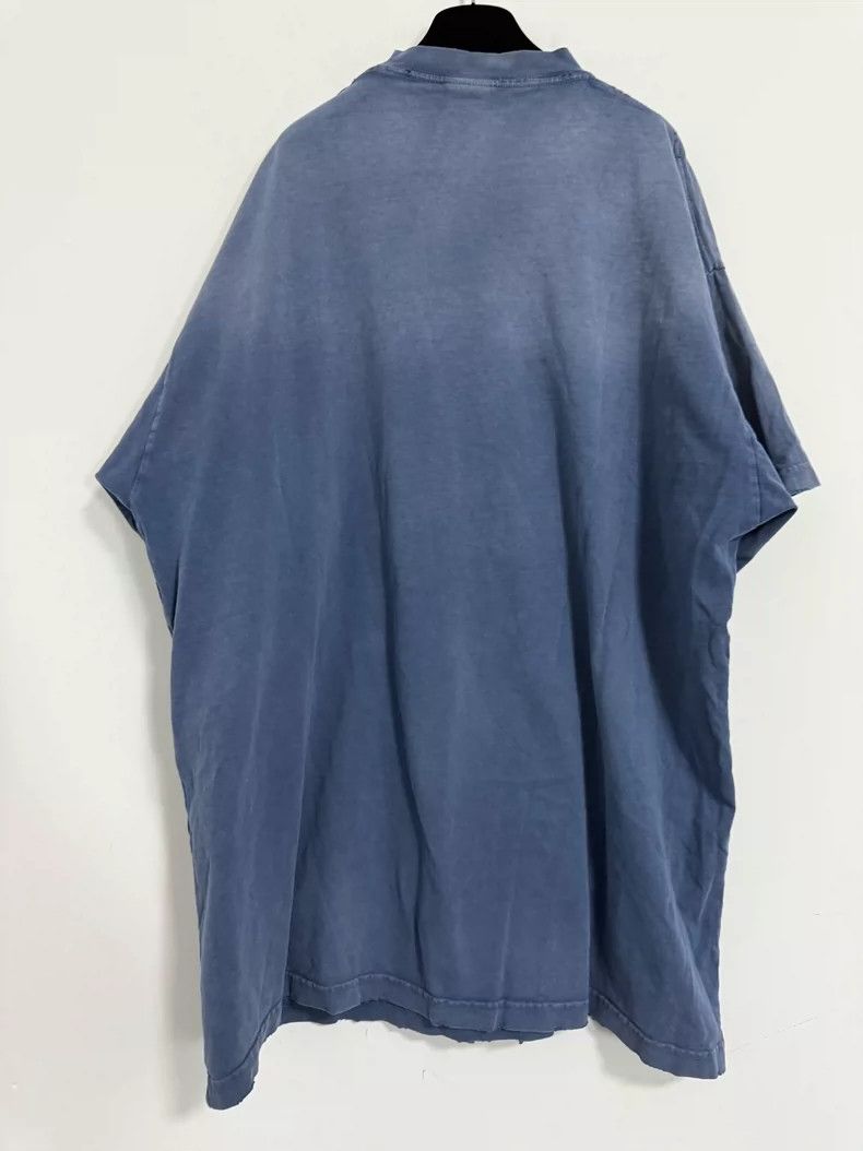 Balenciaga Balenciaga Paris tower MOON blue big profile short sleeve Size US L / EU 52-54 / 3 - 2 Thumbnail