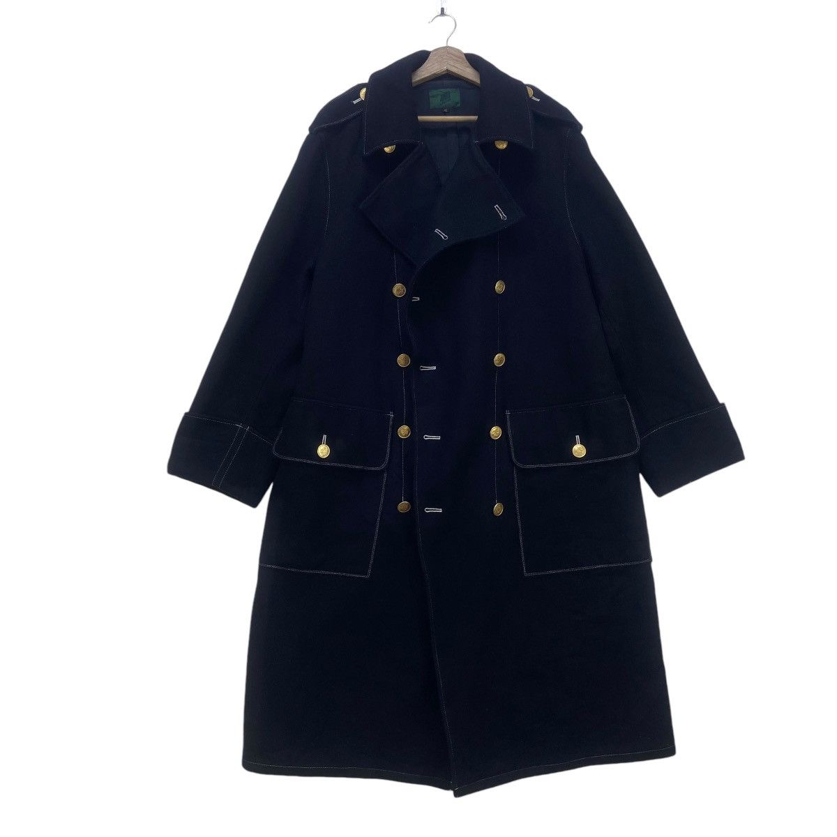 Jean Paul Gaultier Jean Paul Gaultier 'Hiver' 1989-90 Military Wool Overcoat Size US M / EU 48-50 / 2 - 5 Thumbnail