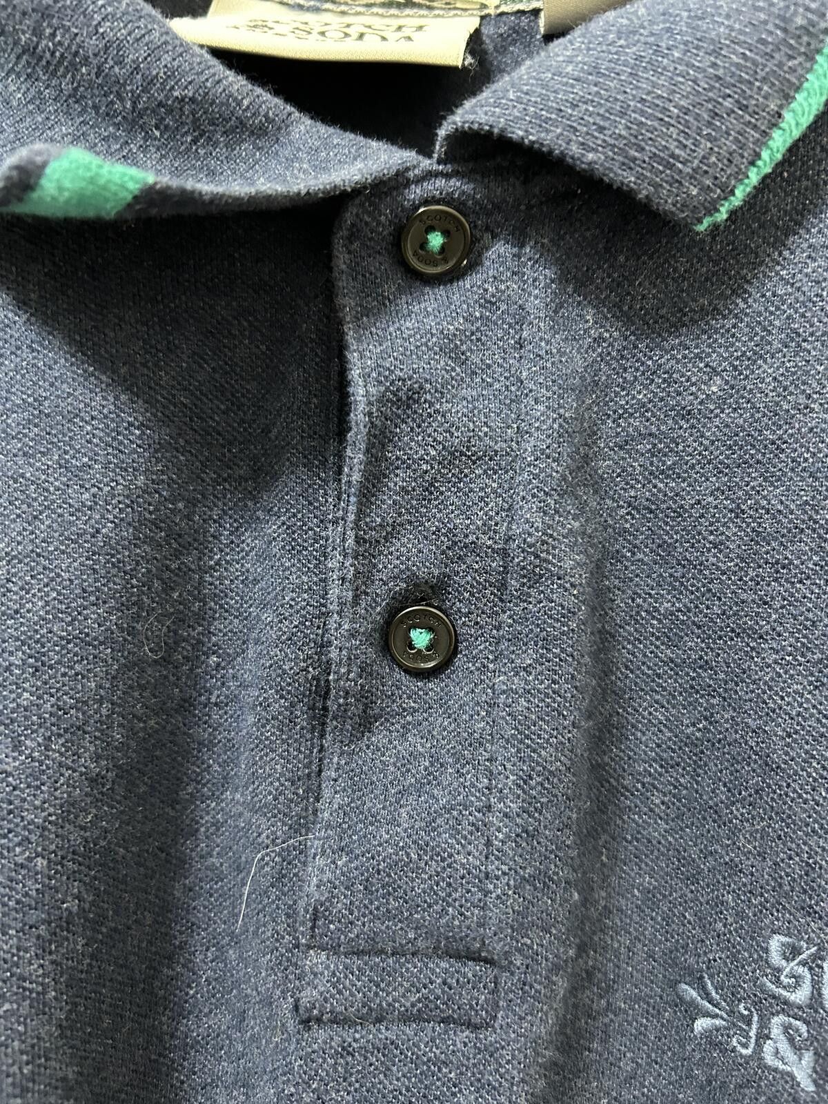 Scotch & Soda Scotch & Soda Amsterdam 100% Cotton Golf Polo Navy Medium Size US M / EU 48-50 / 2 - 5 Thumbnail