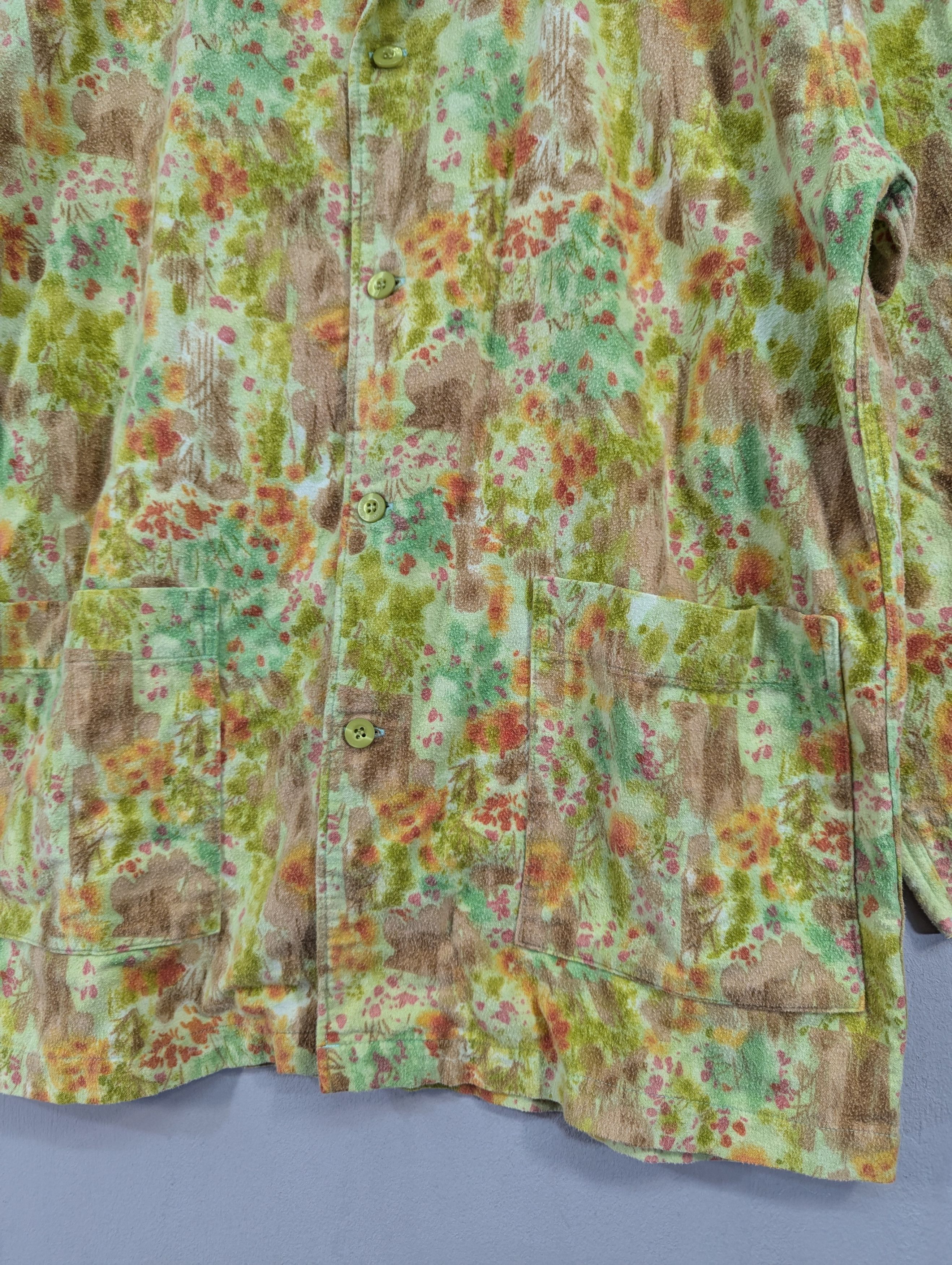 Kenzo Vintage Kenzo Homme Button Ups Printed Jacket Size US M / EU 48-50 / 2 - 6 Thumbnail