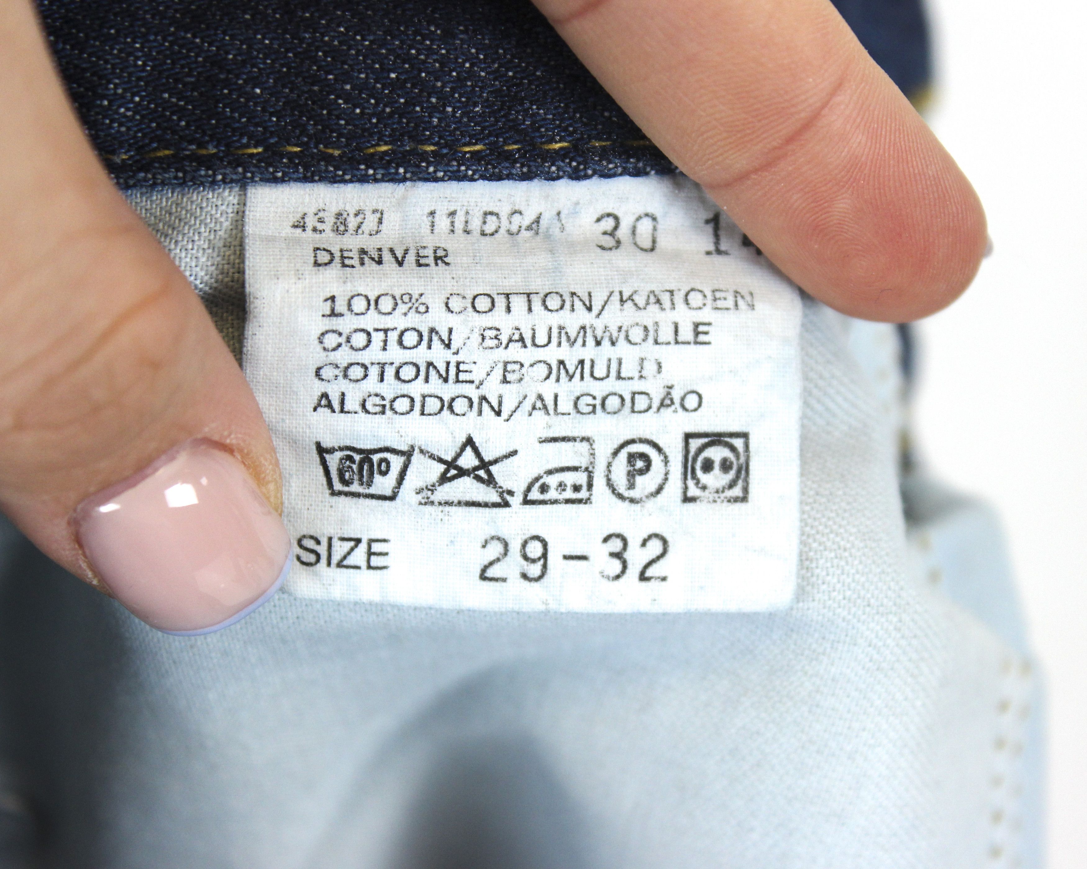 Lee × Vintage Denver Jeans Denim Trousers Pants W29 L29 Bottoms y2k Size 29" - 6 Thumbnail