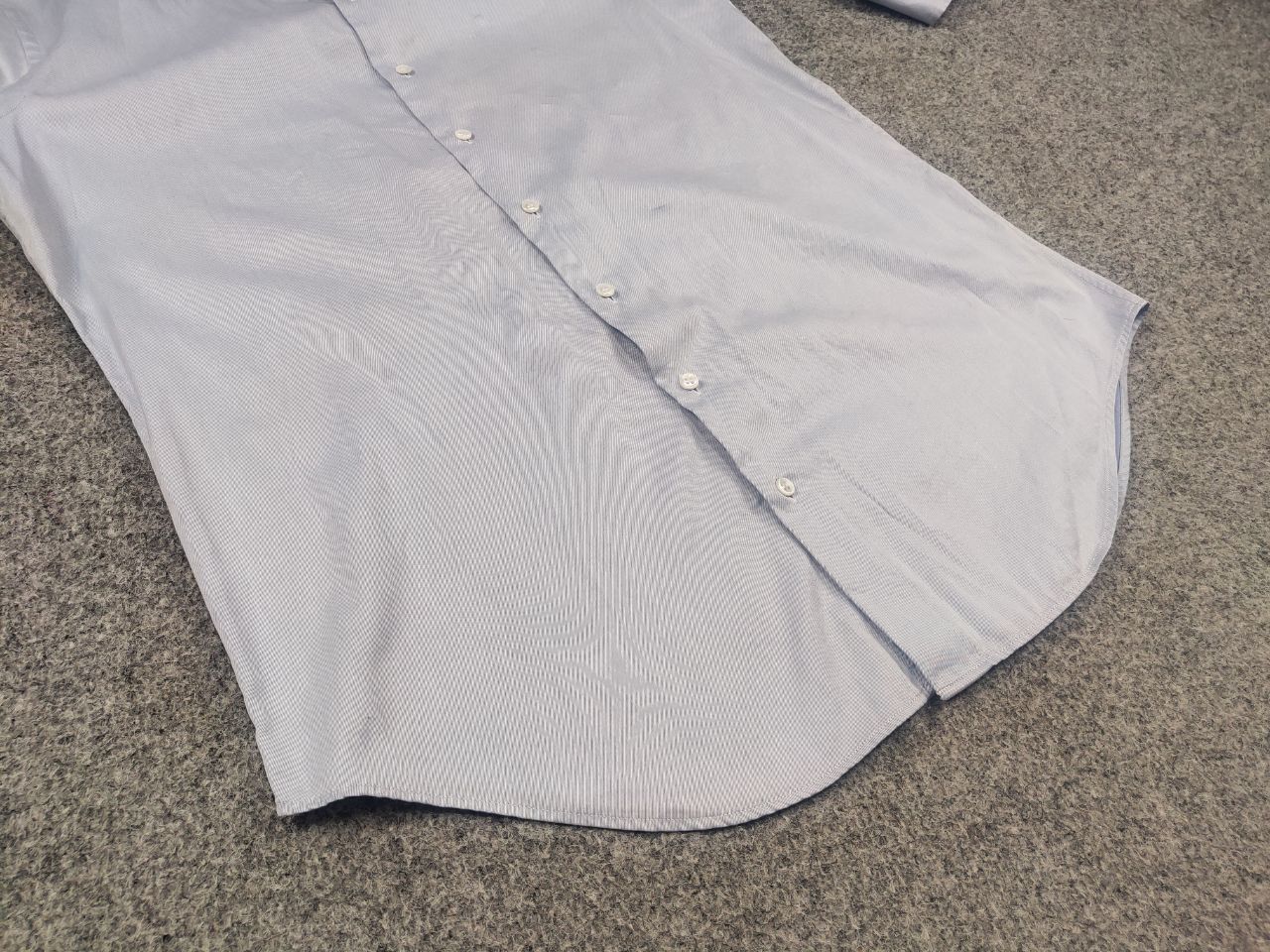 Giorgio Armani Giorgio Armani Design with Light blue thin Long sleeve shirt Size US M / EU 48-50 / 2 - 13 Thumbnail