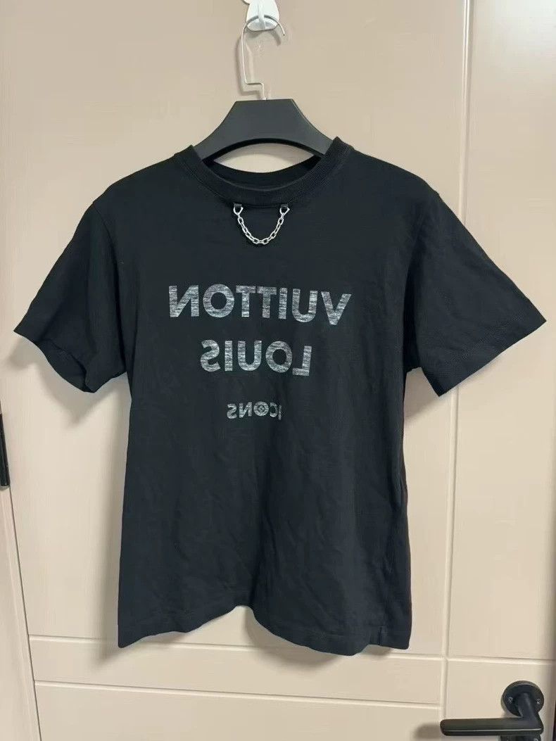 Louis Vuitton Neckline chain slogan short sleeve