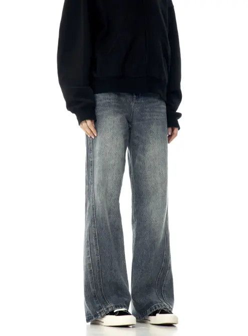 Jean Retro American trendy brand flared washed jeans Size US 32 / EU 48 - 3 Thumbnail