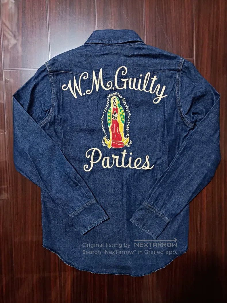 Wacko Maria Wacko Maria Embroidered Virgin Mary Denim Shirt Jacket Size US S / EU 44-46 / 1 - 5 Thumbnail