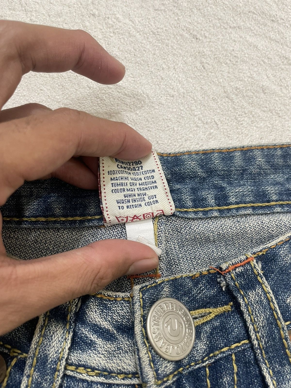 Diesel 2000s True Religion Flare Denim Ripped Bootcut Y2K Ifsix LGB Size 27" / US 4 / IT 40 - 7 Thumbnail