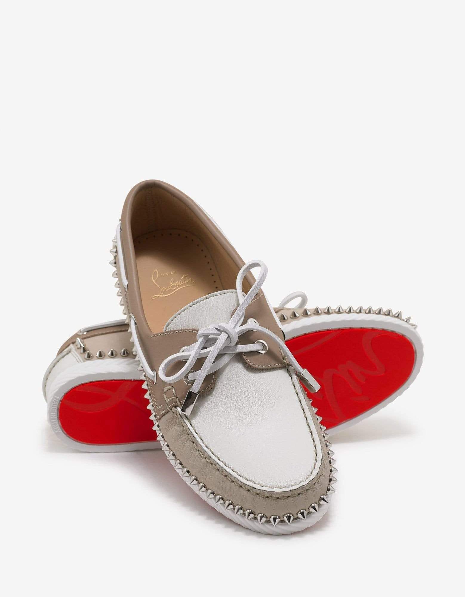 Christian Louboutin Christian Louboutin Steckel Colombe Beige Boat Shoes Size US 10 / EU 43 - 6 Thumbnail