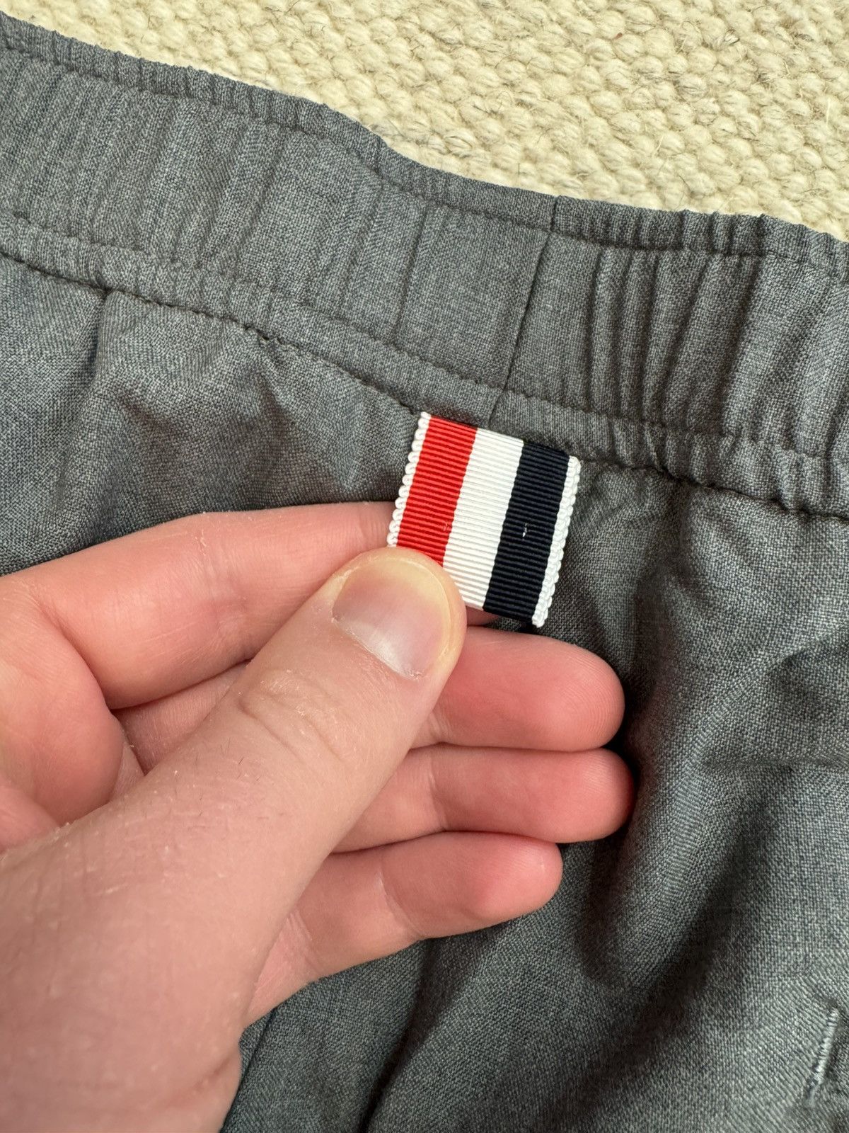 Thom Browne Thom Browne Wool Pants Elasticated Waist with Bar Stripes Size US 36 / EU 52 - 9 Thumbnail