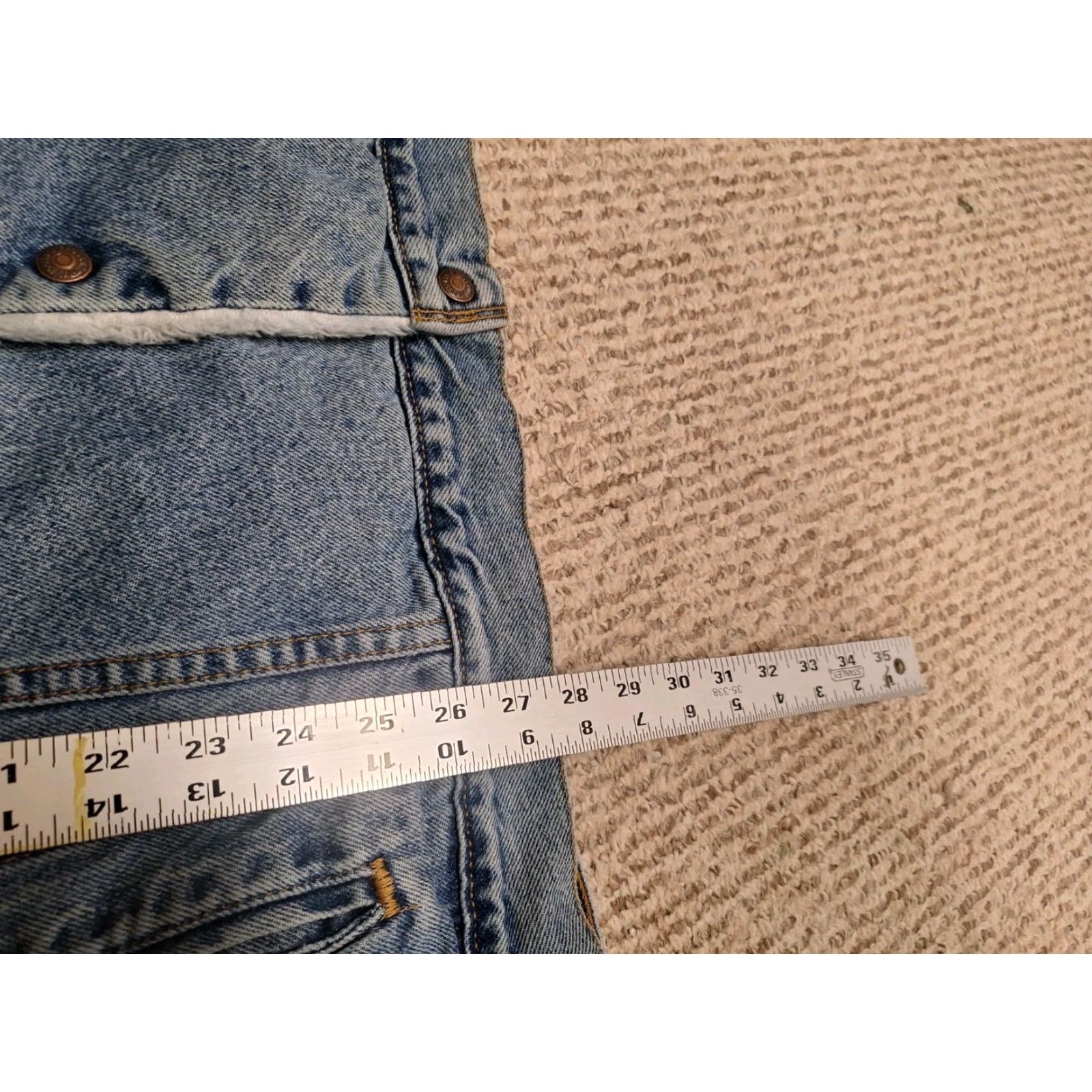 Levi's Levi's Jacket Sherpa Trucker Men XL Denim Blue Rock Casual Active Size US XL / EU 56 / 4 - 6 Thumbnail