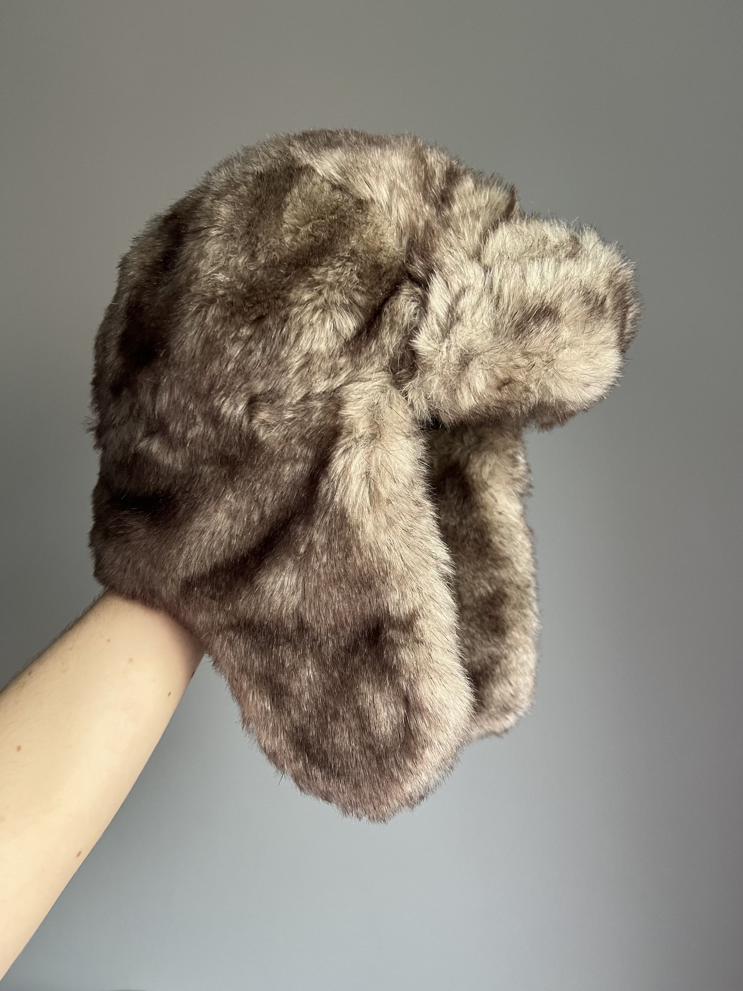 Alt Ushanka Fuzzy Trapper Fur Hat y2k streetwear grunge alt