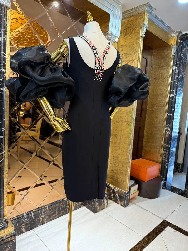 Versace Versace Puff sleeve dress Size M / US 6-8 / IT 42-44 - 5 Thumbnail