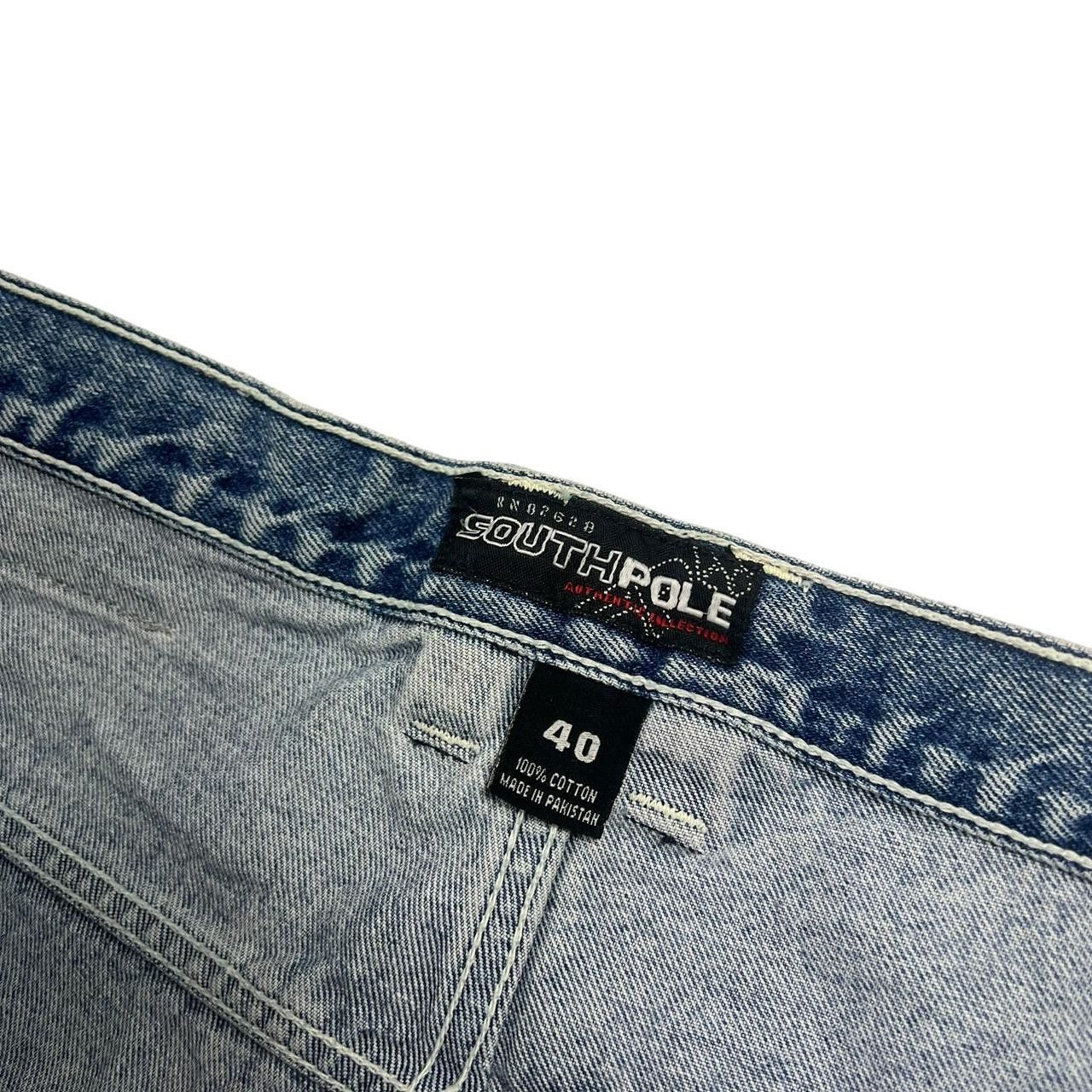 Southpole Vintage Baggy Southpole Denim Light Wash Jeans - Waist: 40” Size US 40 / EU 56 - 7 Thumbnail