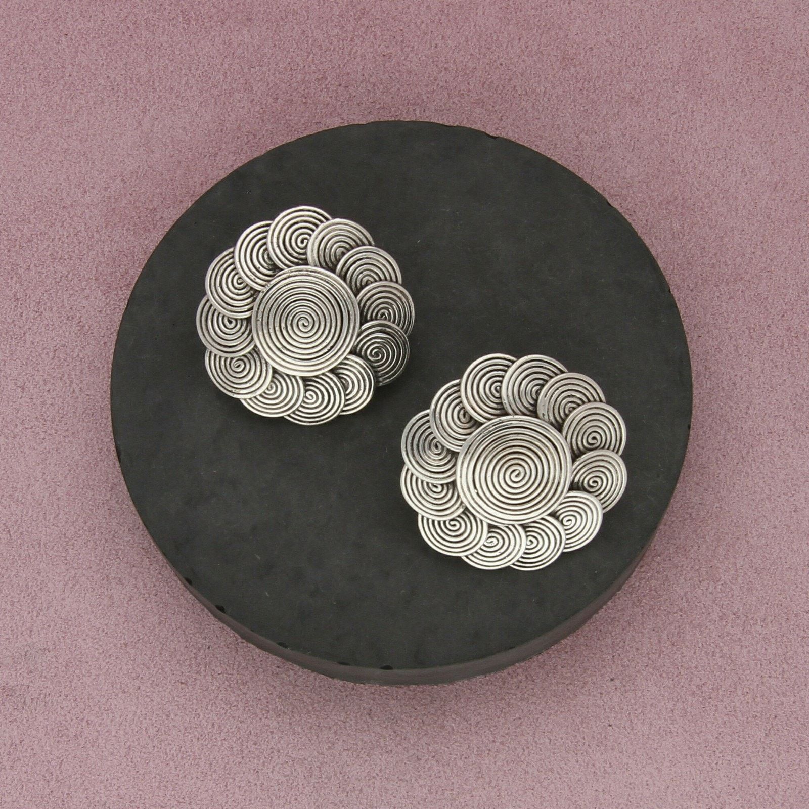 Sterling Silver john hardy sterling silver hand signed omega-back earrings Size ONE SIZE - 1 Thumbnail