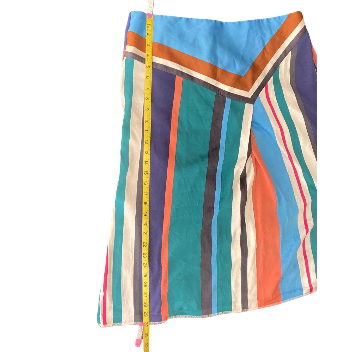Ann Taylor Ann Taylor LOFT Striped Skirt Size 34" / US 12 / IT 48 - 2 Thumbnail