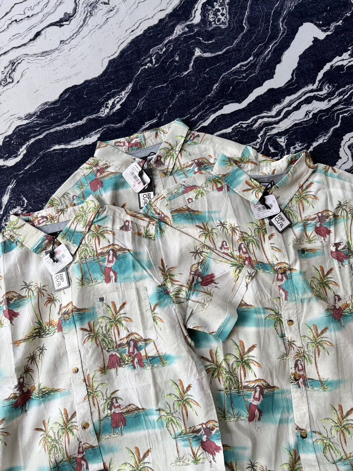 Ripcurl × Vintage Ripcurl palm paradise shirt Size US L / EU 52-54 / 3 - 7 Thumbnail