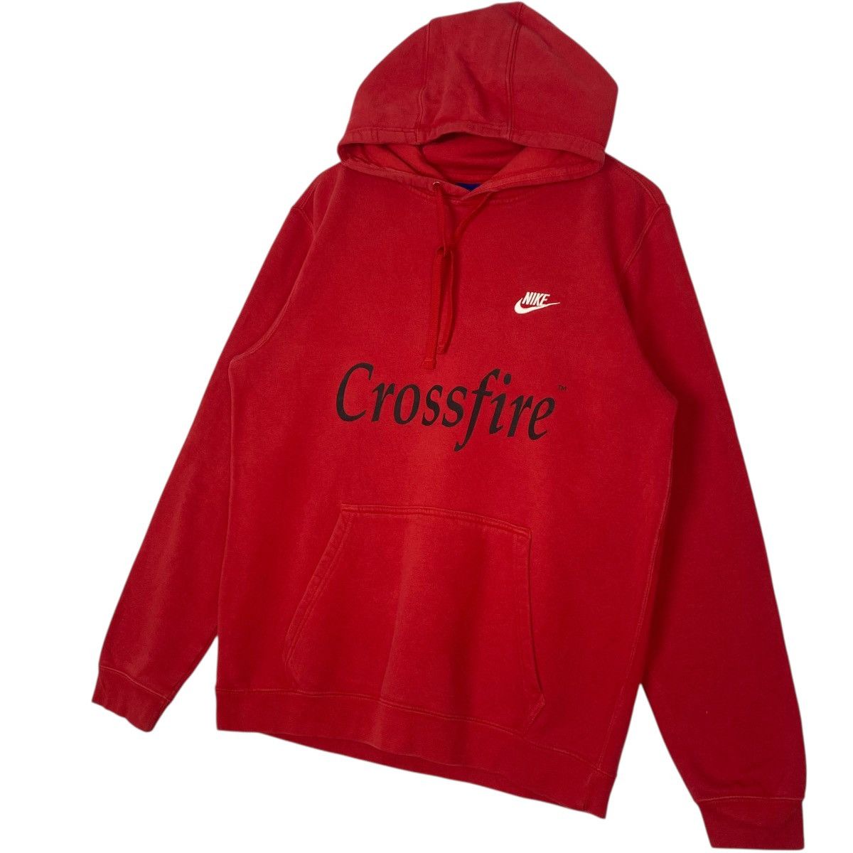 Other Vintage Nike Hoodie Sweater Big Logo Red Pullover Jumper M Size US M / EU 48-50 / 2 - 2 Thumbnail