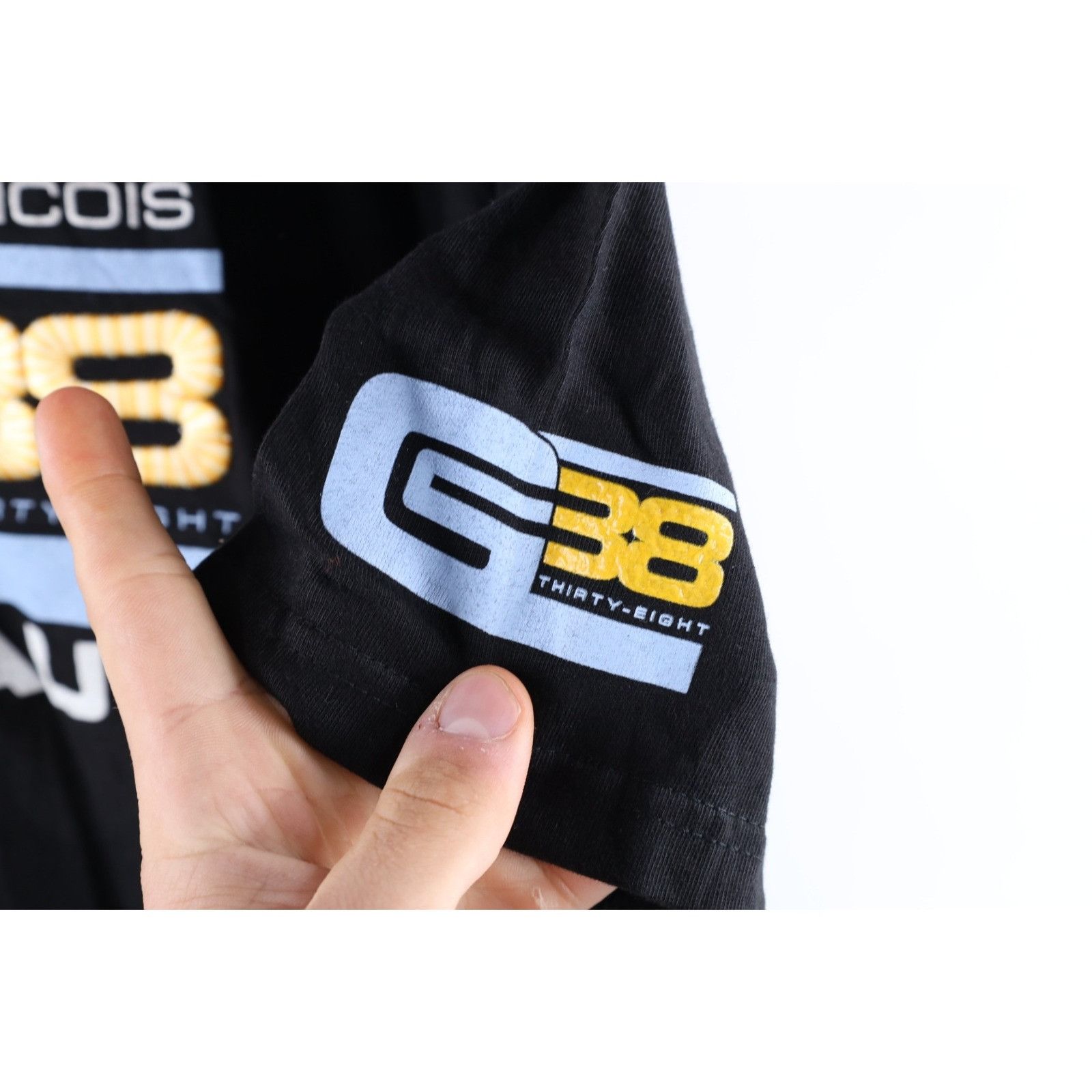 Marithe + Francois Girbaud × Vintage NOS Vintage 90s Marithe Francois Girbaud Box Logo T-Shirt Size US XL / EU 56 / 4 - 5 Thumbnail
