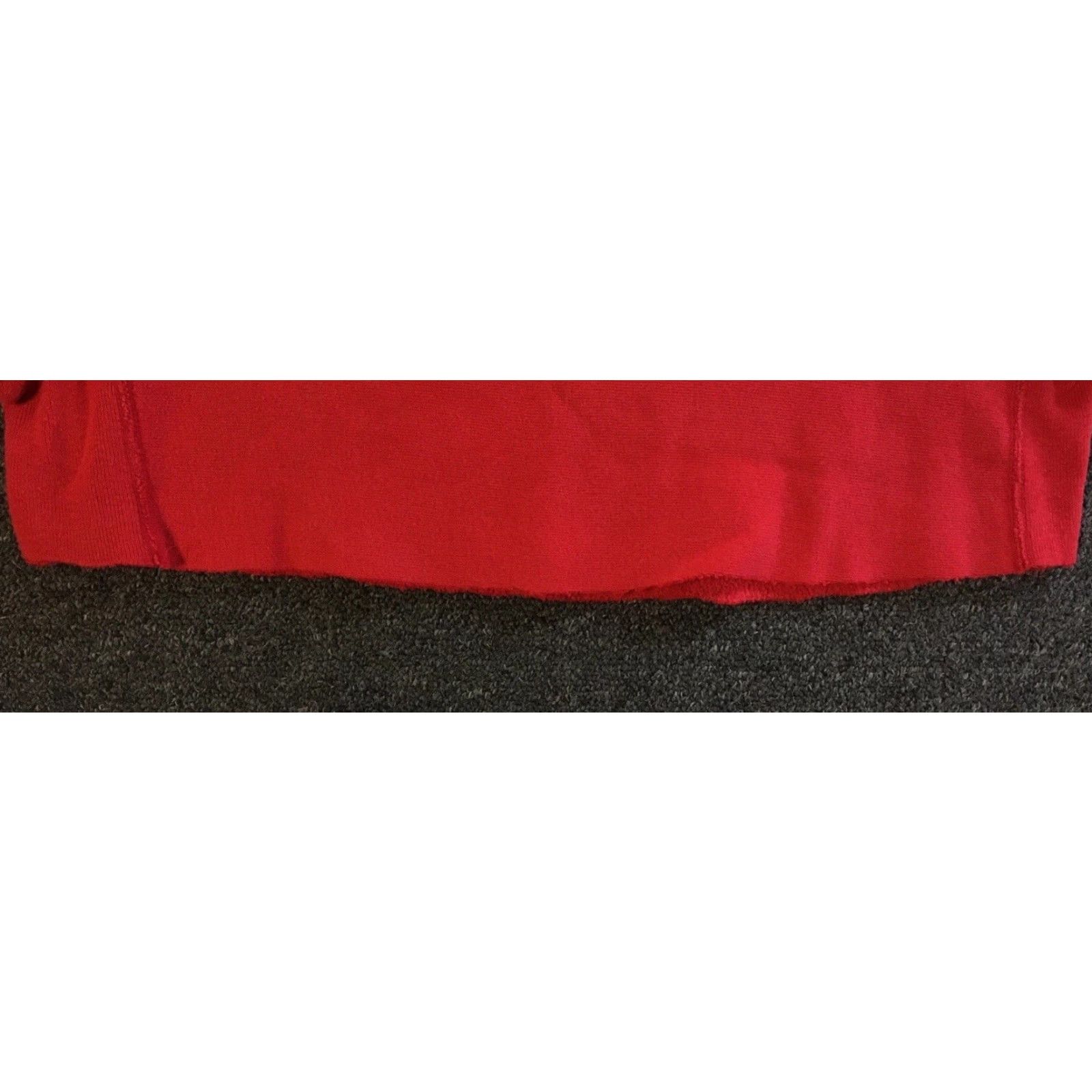 Champion Vtg 90s Champion Reverse Weave Cut Off Crop Sweatshirt M USA Track Grunge Hoodie Women Red Size M Size M / US 6-8 / IT 42-44 - 2 Thumbnail