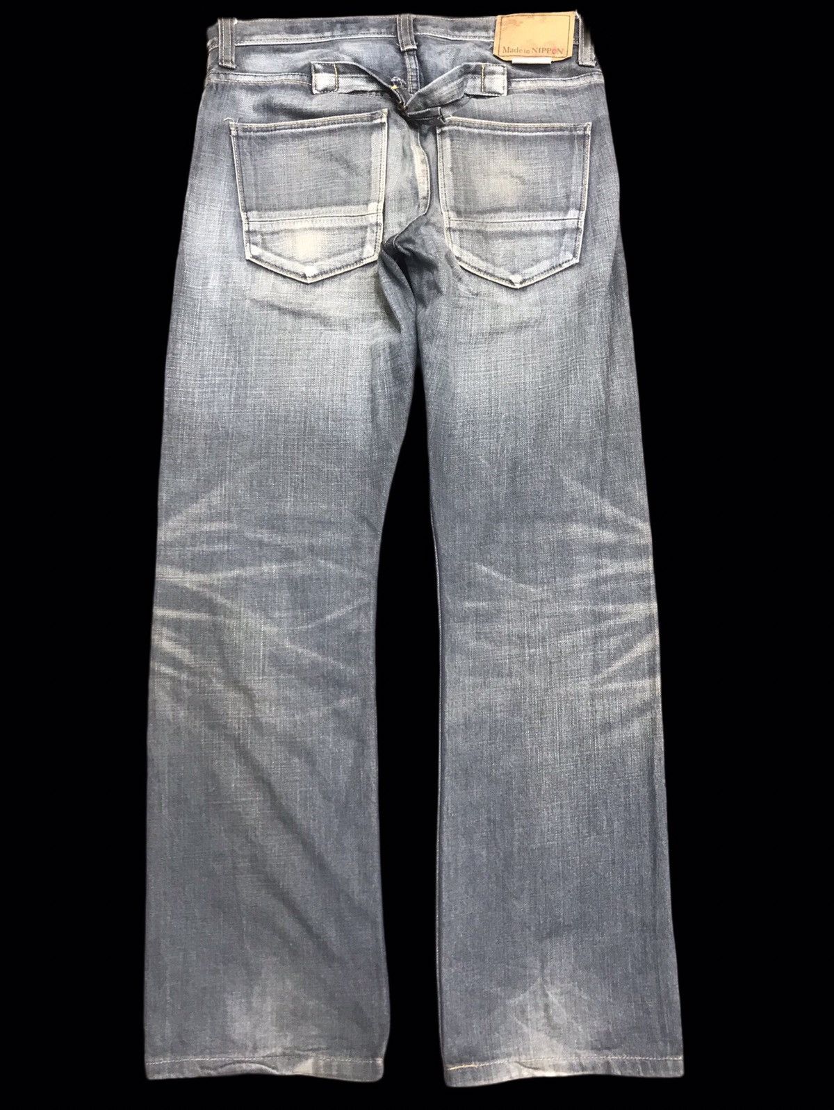 Japanese Brand 💥BACK NUMBER CINCH BACK COOL FADES STRAIGHT DENIM F364 Size US 30 / EU 46 - 2 Thumbnail